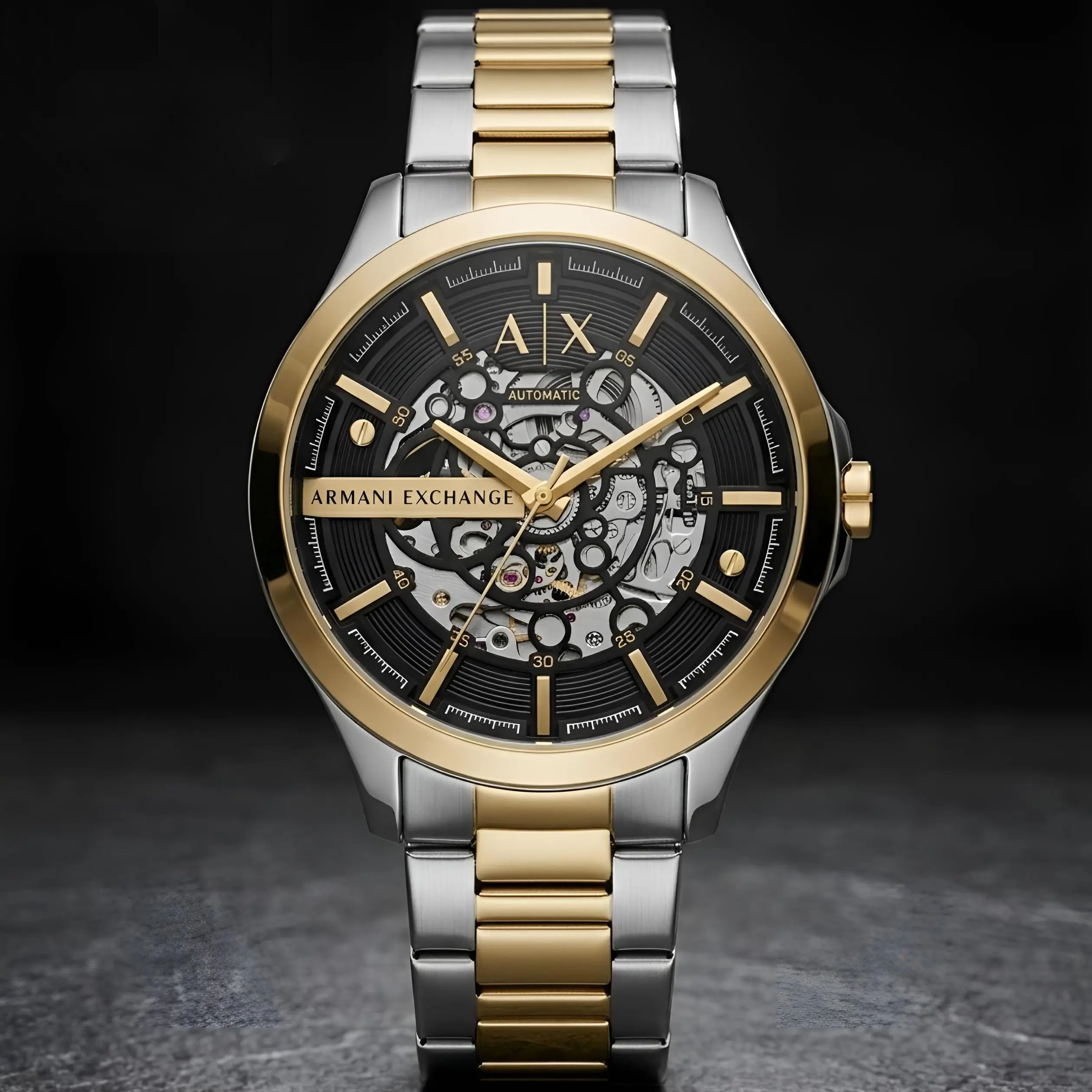 AX Automatic Dual Tone Black Dial