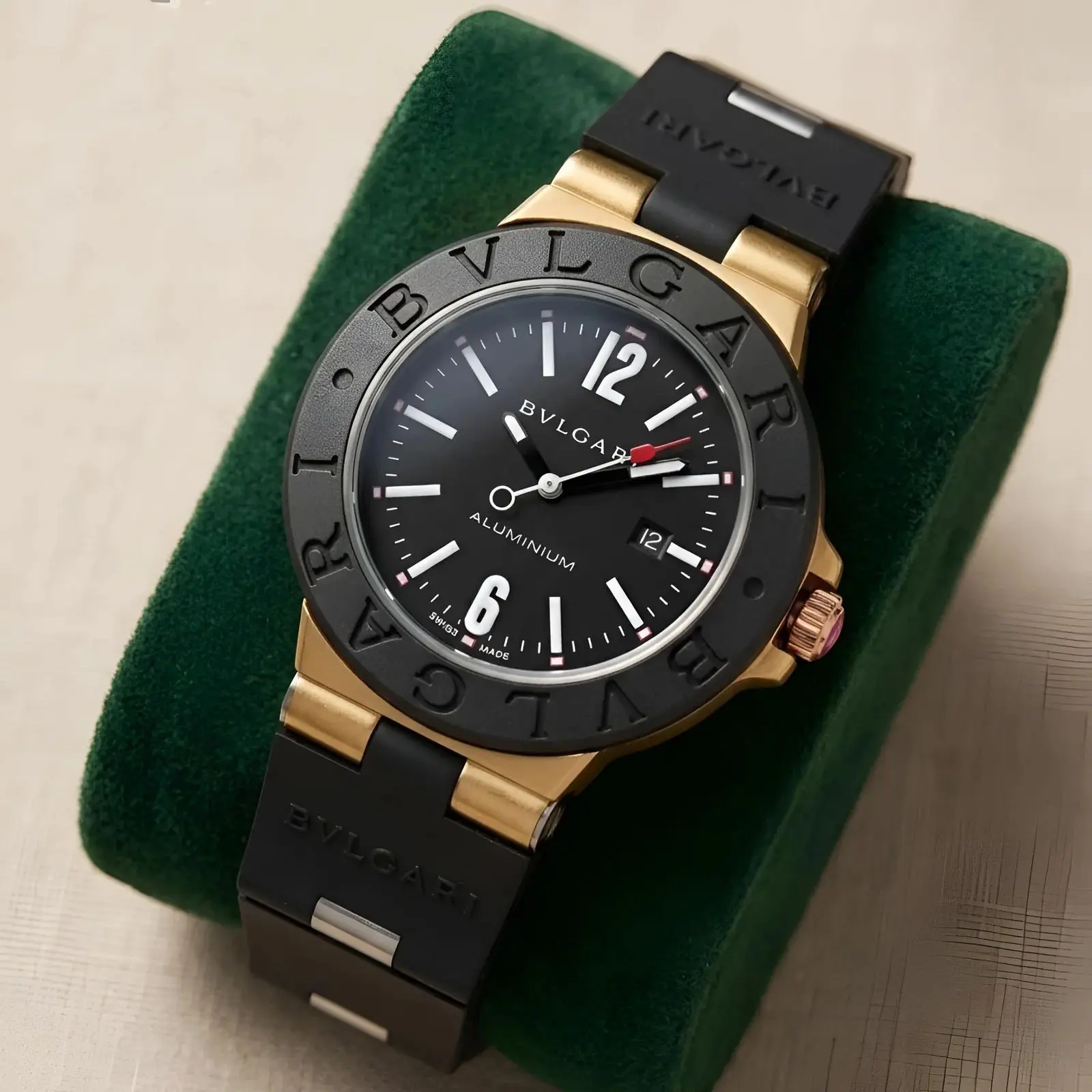 Bvlgari silicon black gold (BVS1)