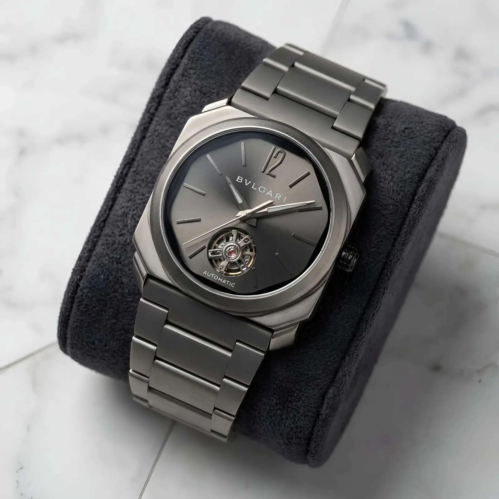 Bvlgari Automatic Silver Green (BVAM1)