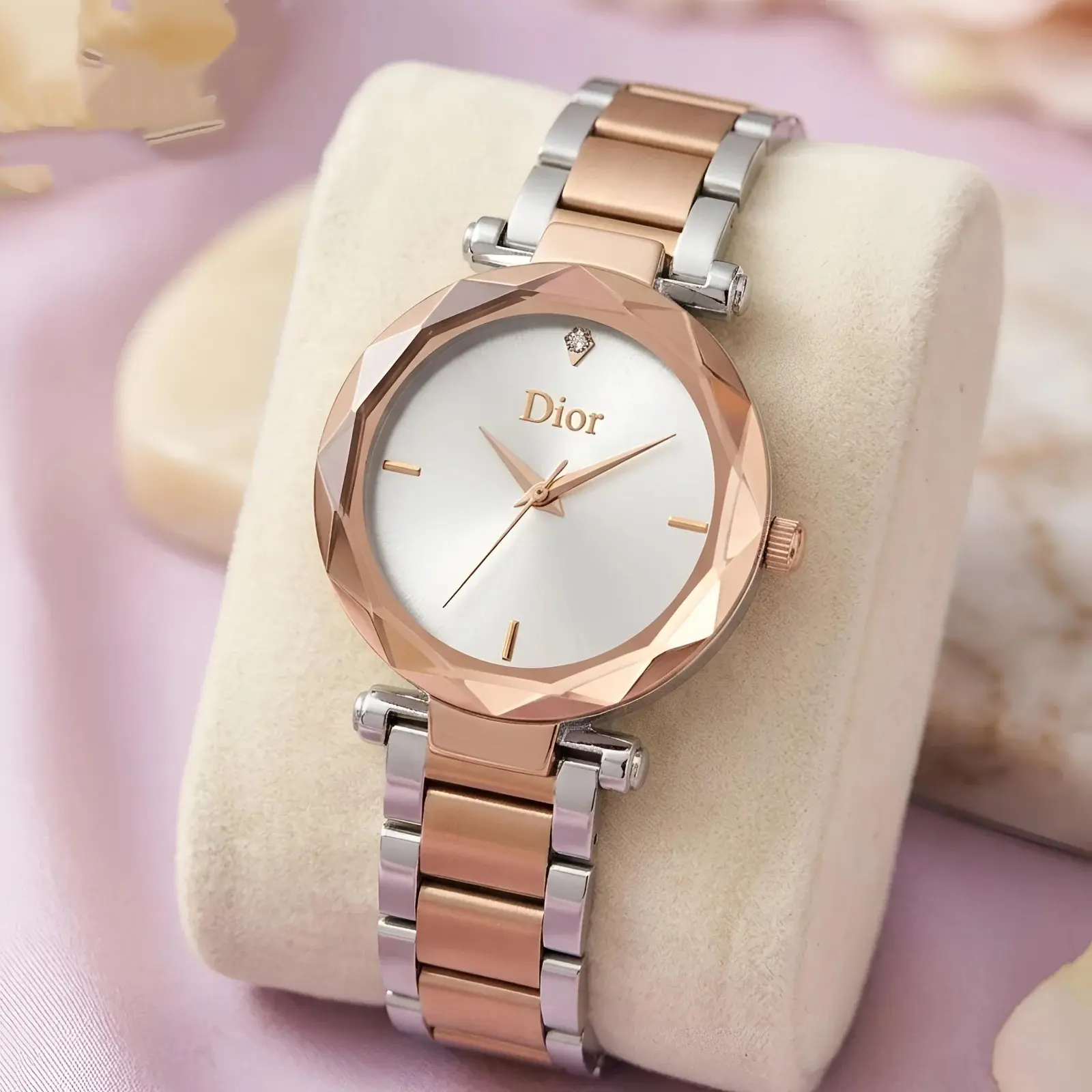 Dior Girls Rose Gold White Dial (DRG2)