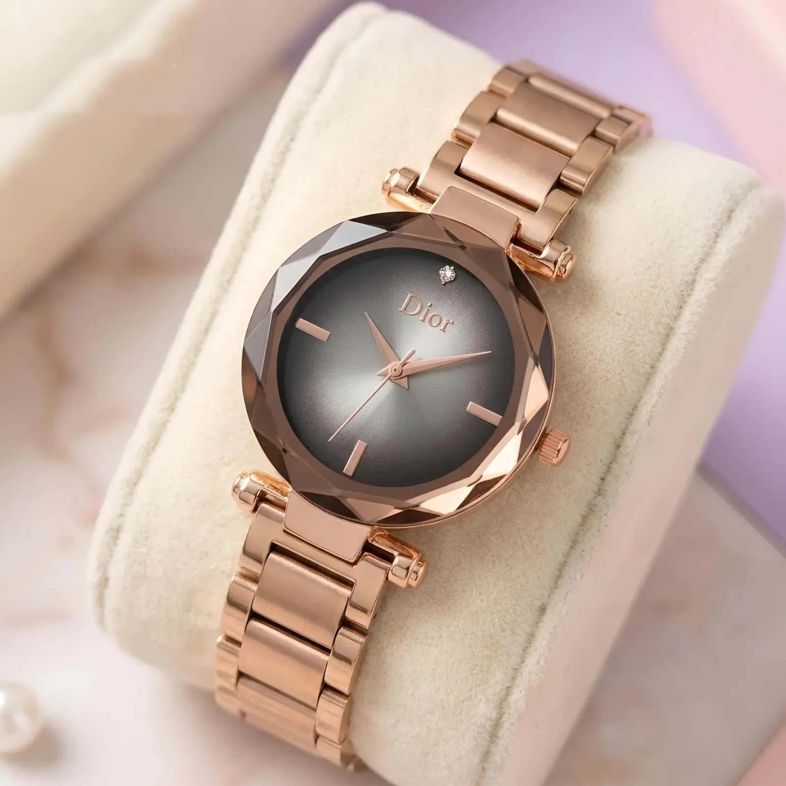 Dior Girls Diomond Cut Rose Gold Brown (DRG7)