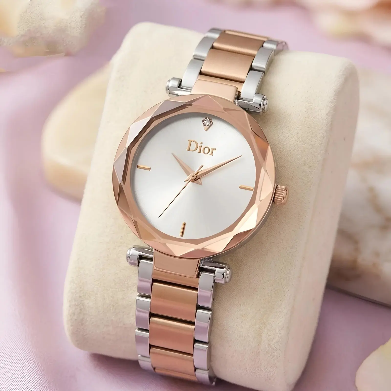 Dior Girls Rose Gold White Dial (DRG2)