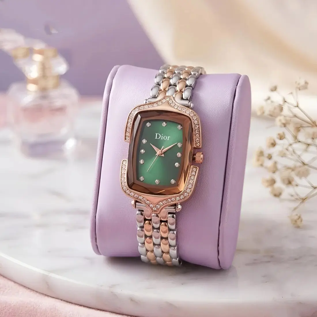 Dior Girls Diamond Rose Gold Green (DRG9)