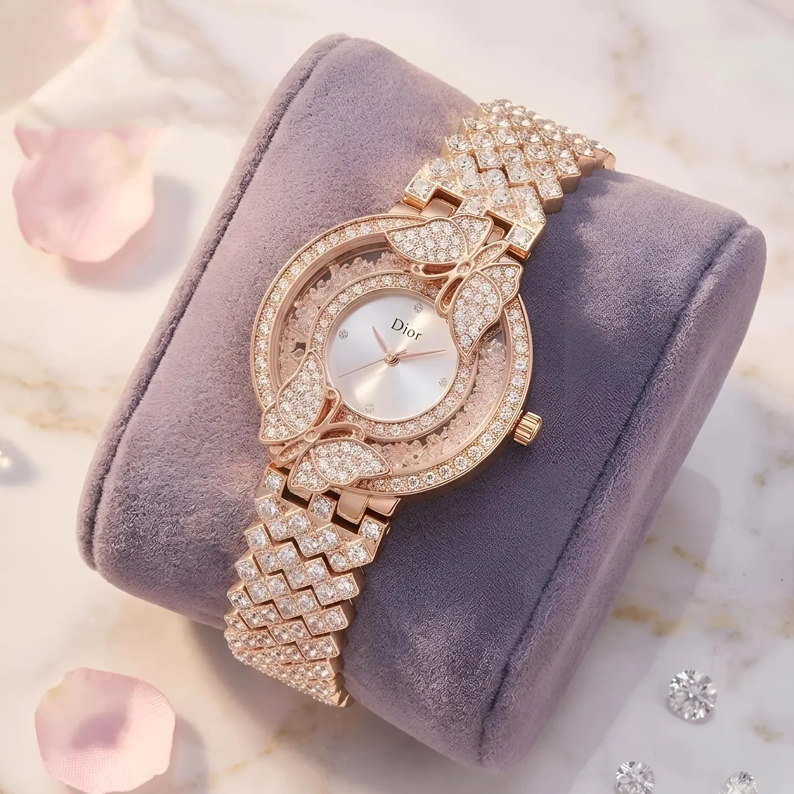 Dior Girls Diamond White Rose Gold (DRG14)