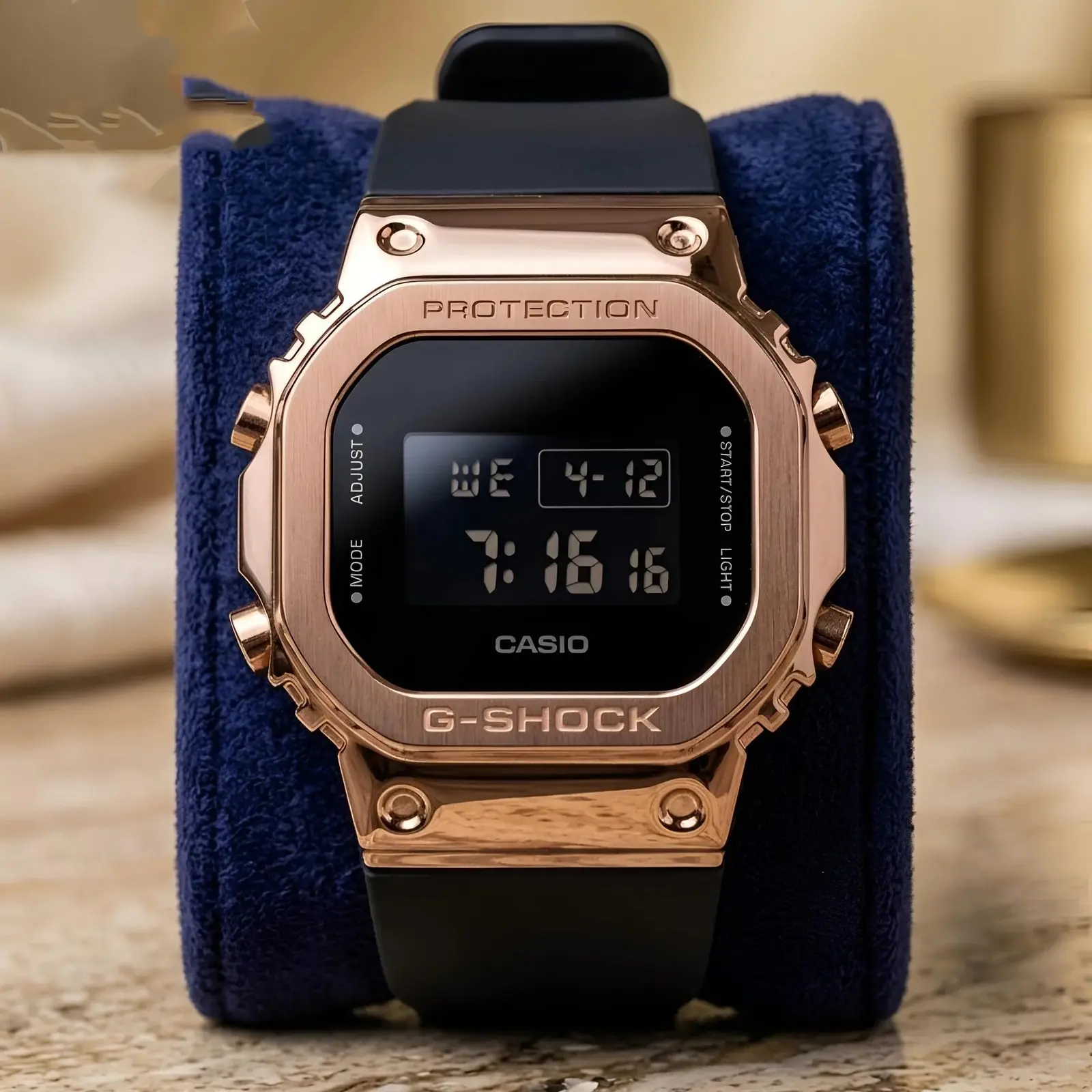 G-Shock silicon rose gold (GSST5)