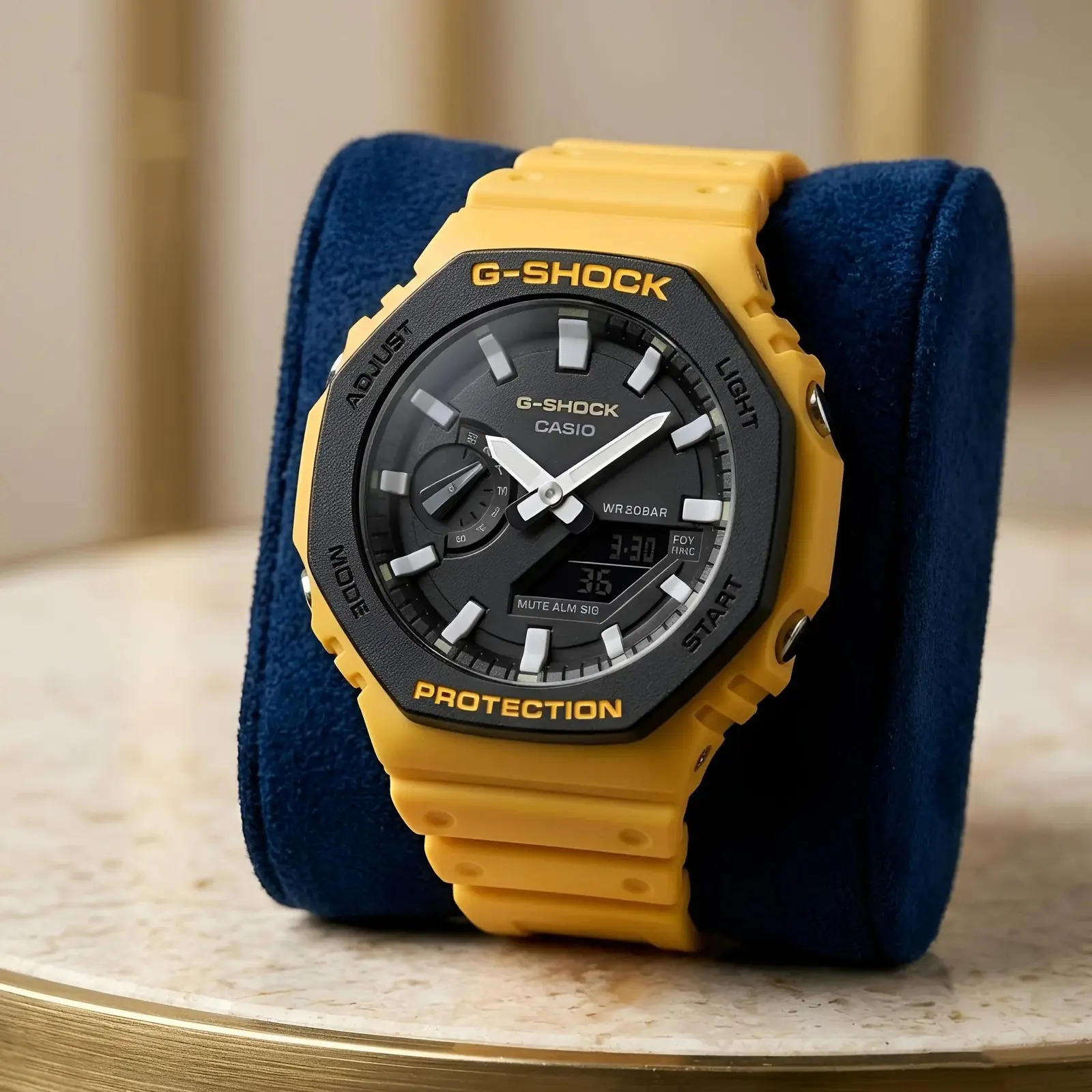G-Shock yellow fiber black (GSST6)