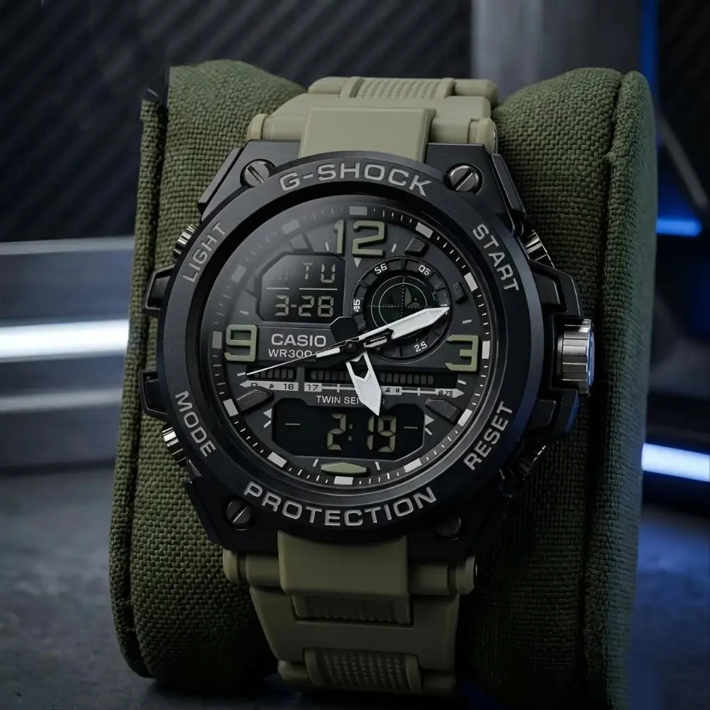 G-Shock New Black Light Green (GSST24)