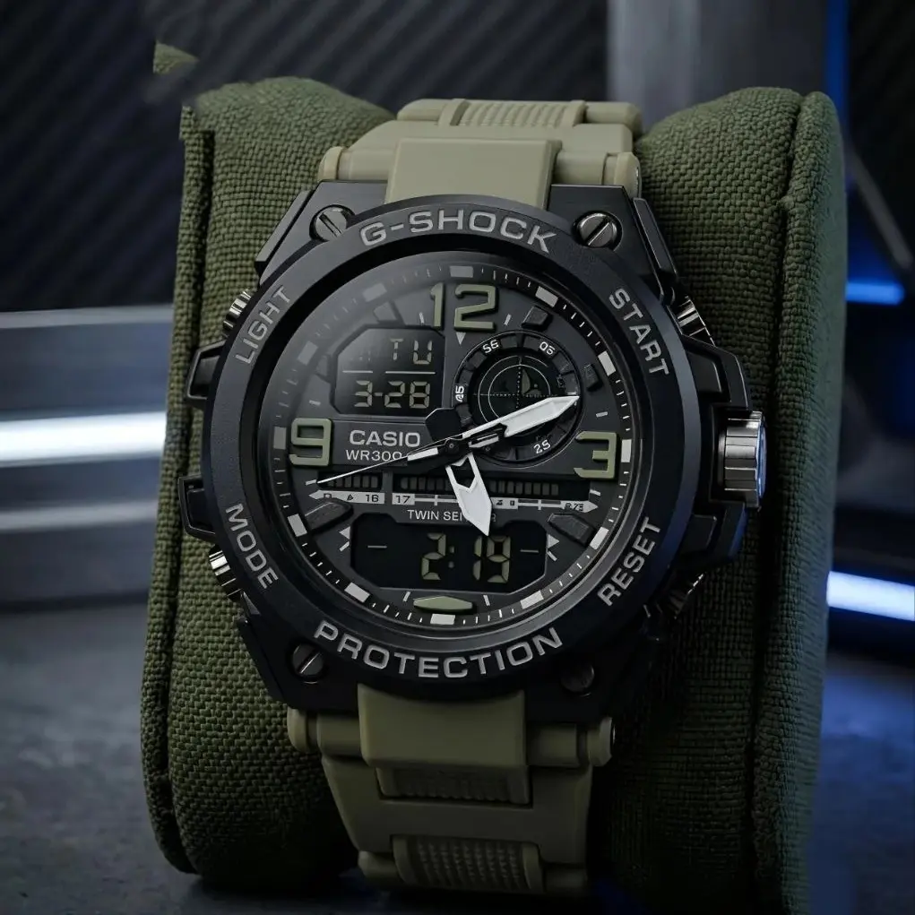 G-Shock New Black Light Green (GSST24)