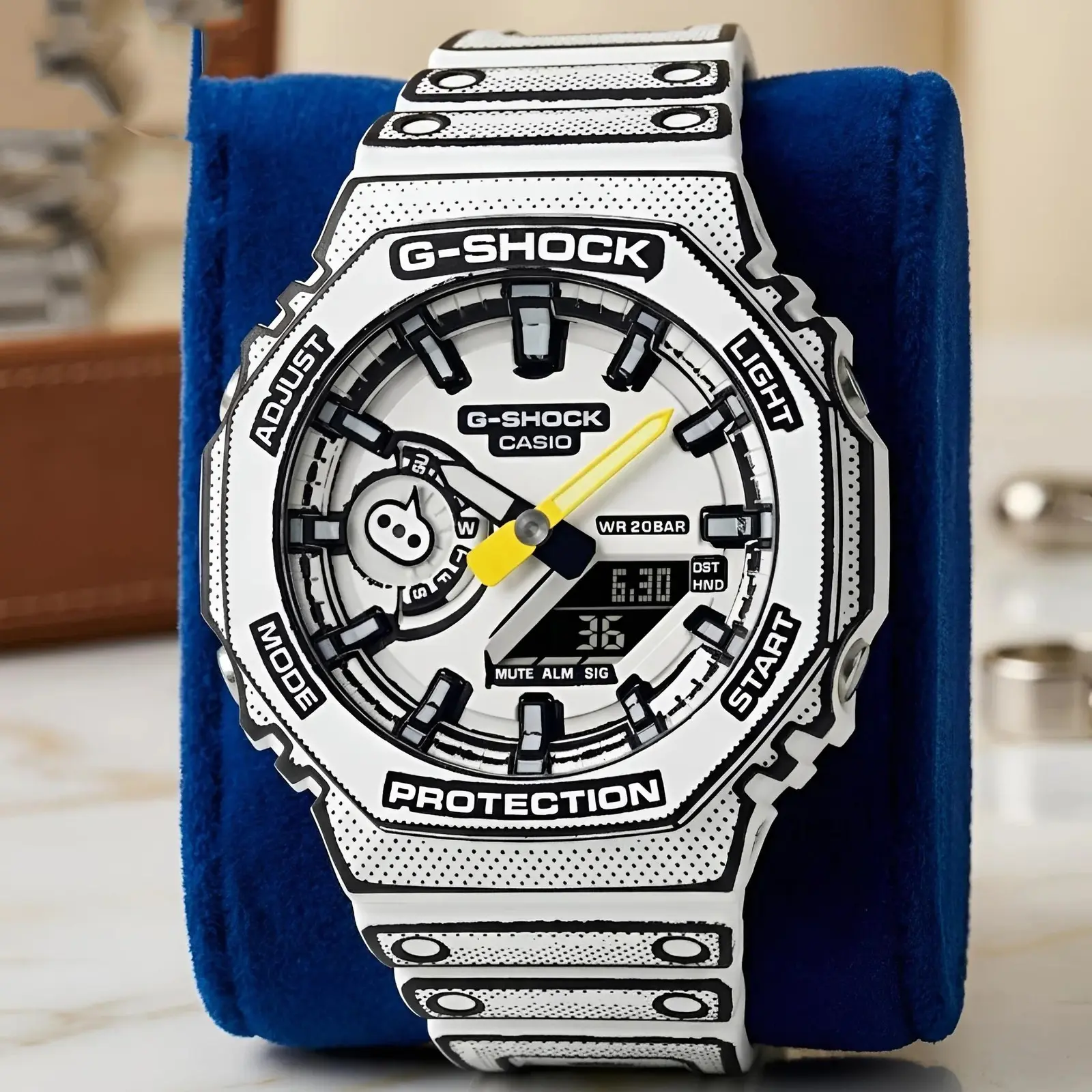 G-Shock Manga white (GSST25)