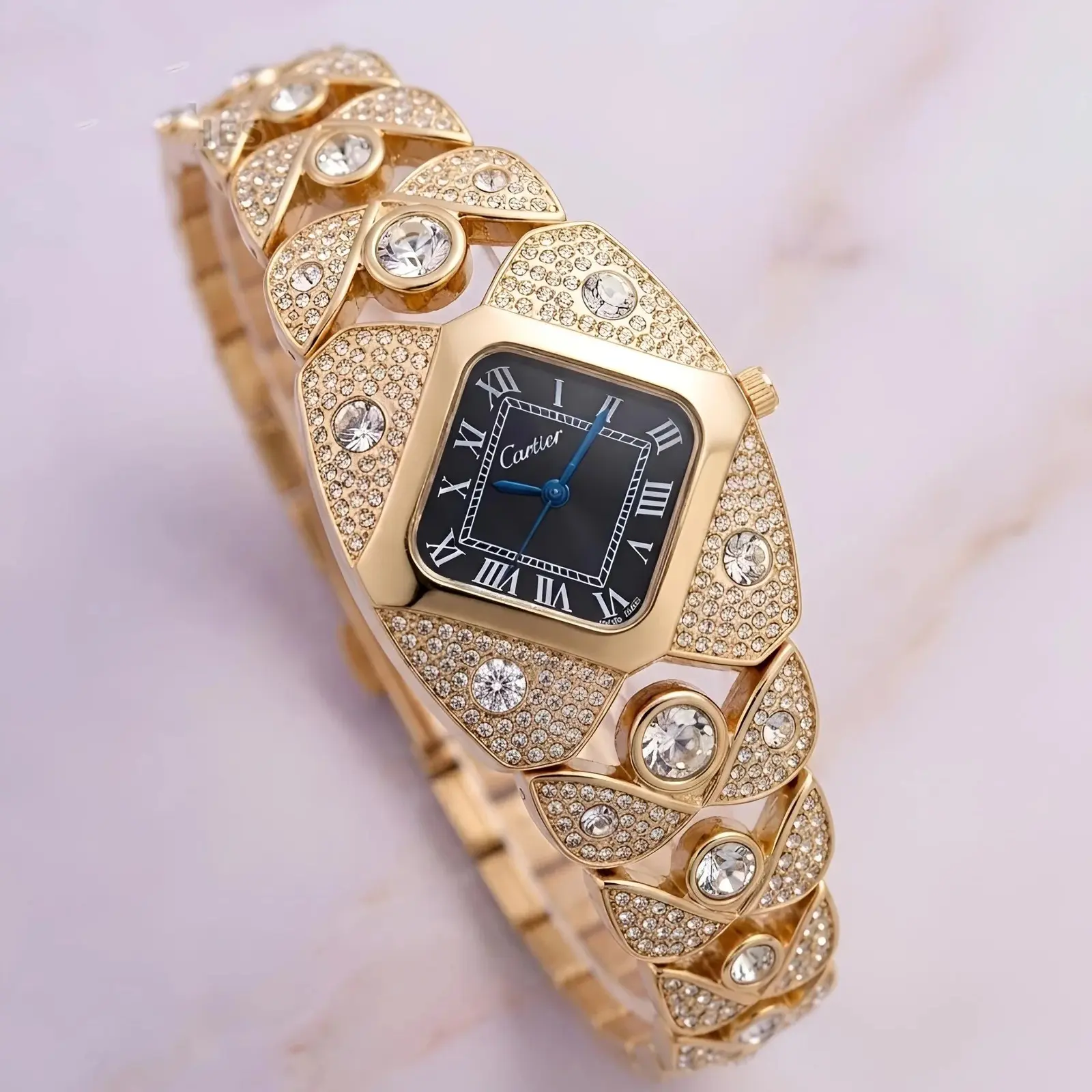Cartier Girls Diamond Gold Black (CTG19