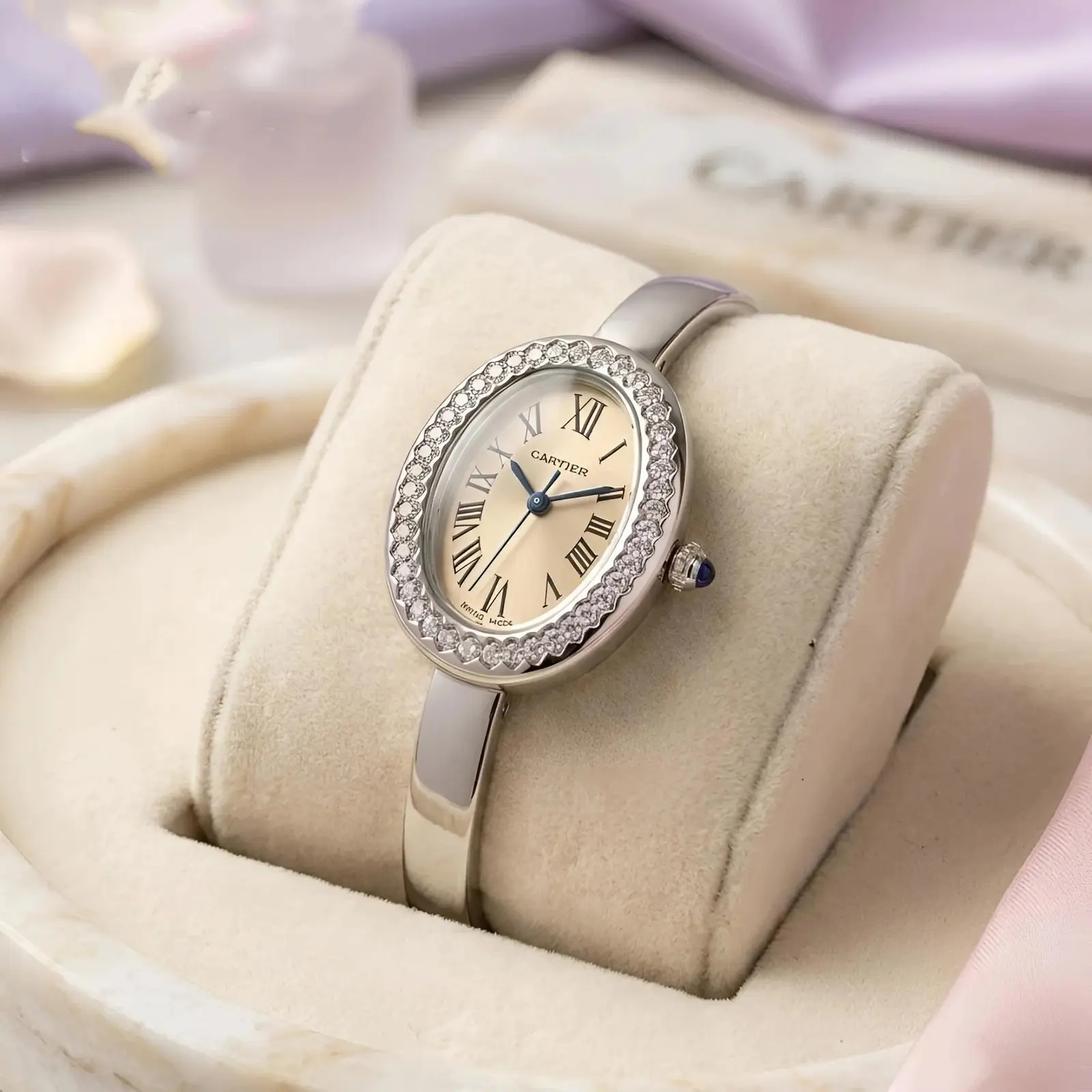 Cartier Girls Diamond Silver Off White (CTG26)