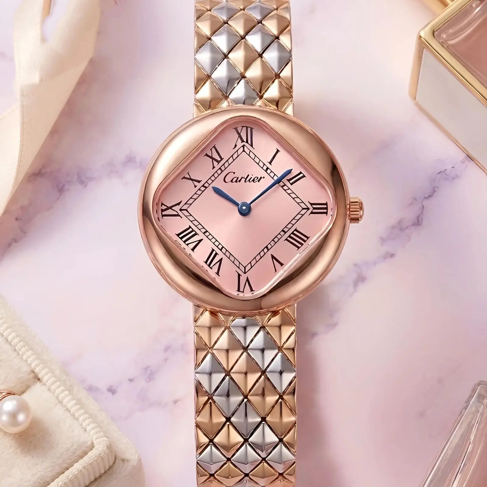 Cartier Girls Dual Tone Pink Dial (CTG7)