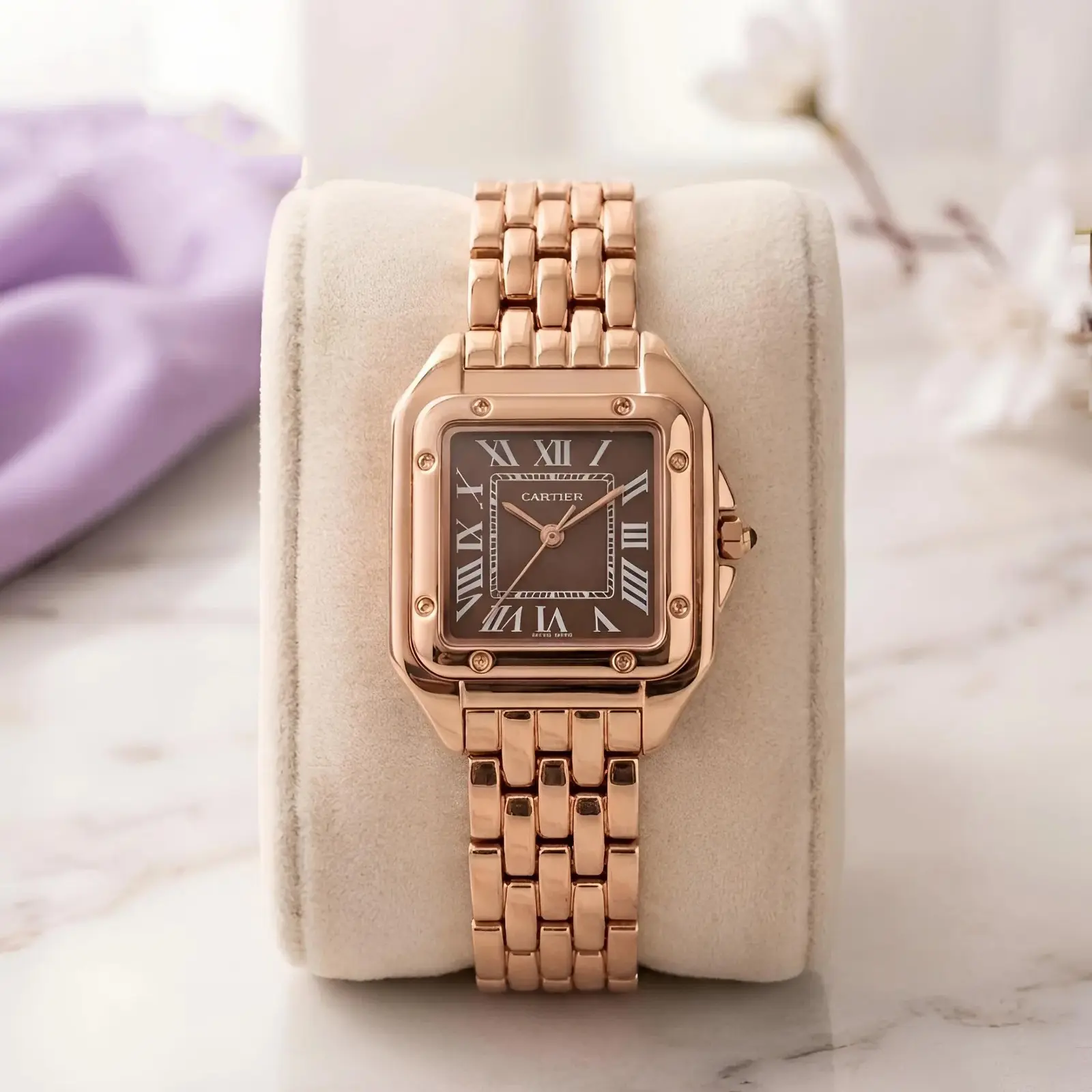 Cartier Girls Rose Gold Brown (CTG1)
