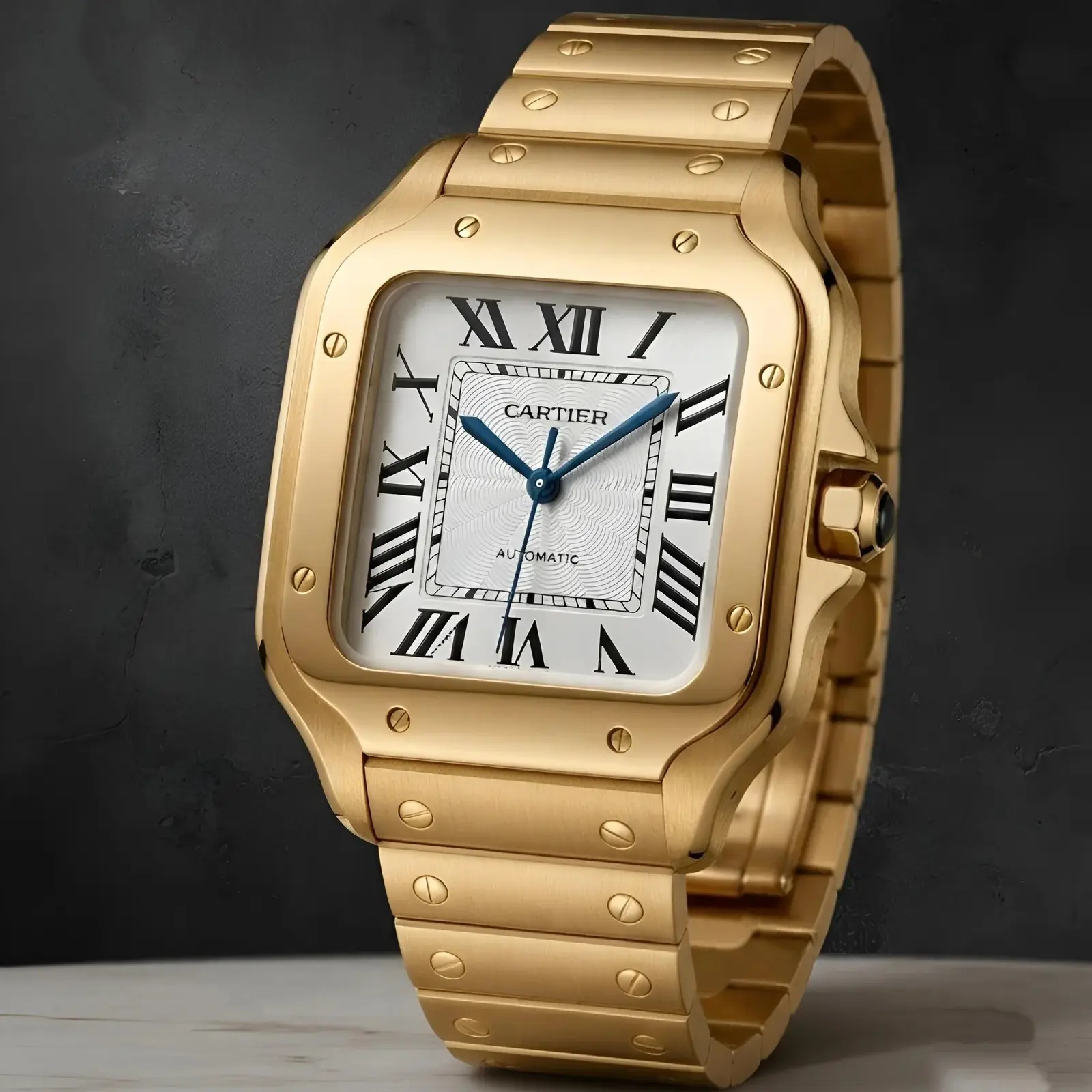 Cartier Gold White Roman (CTP4)