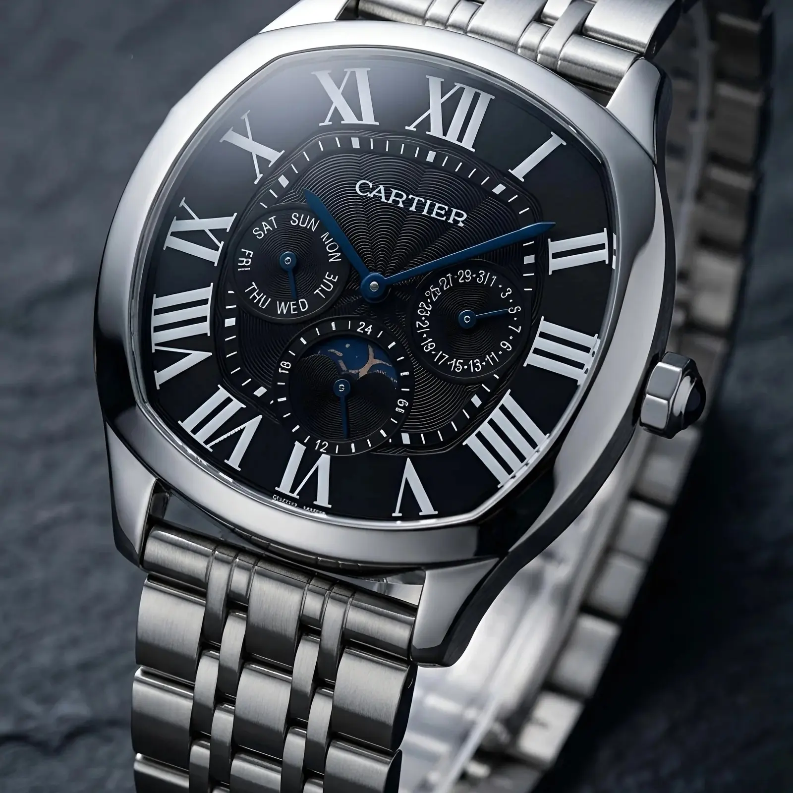 Cartier new silver Black (CTP8)