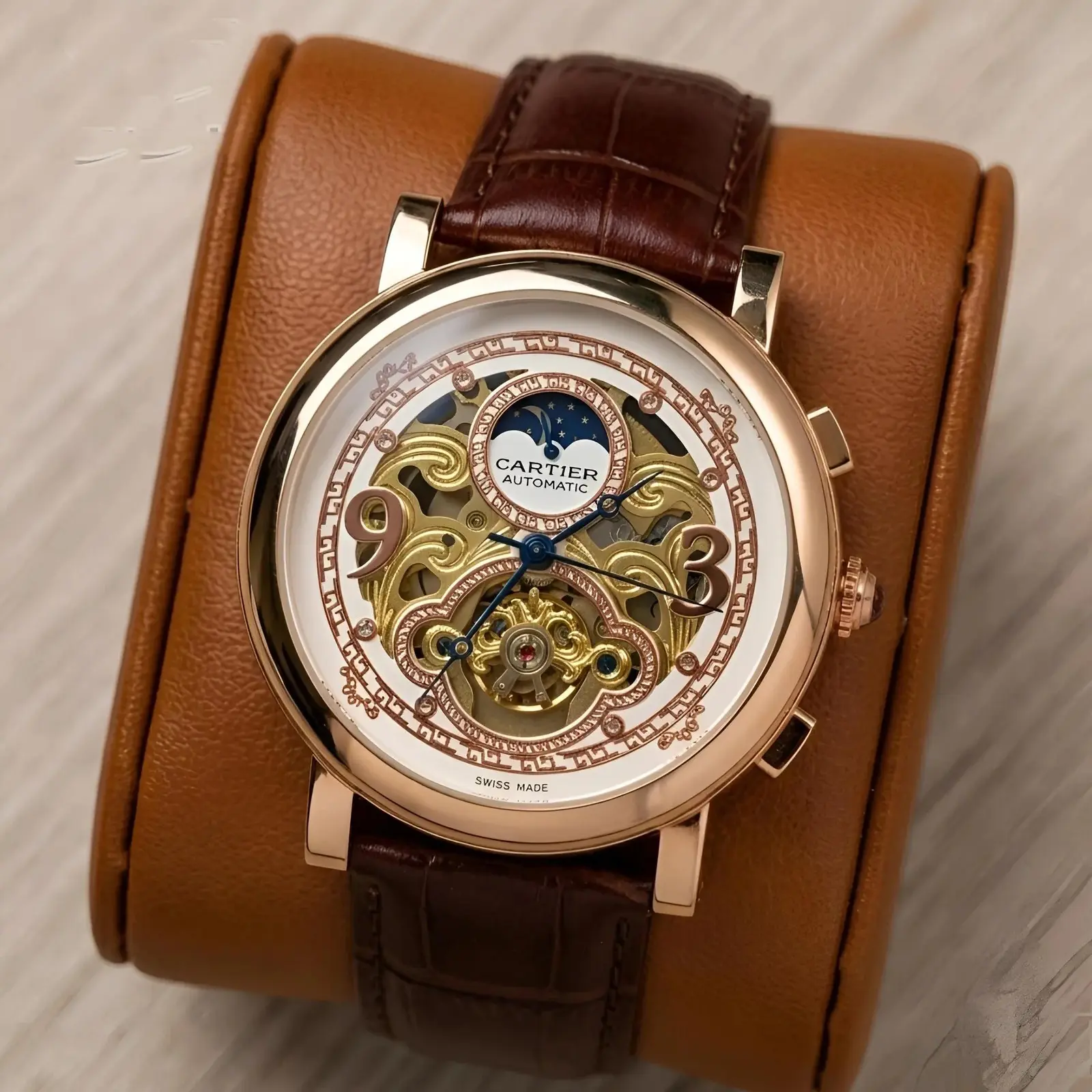Cartier automatic leather (CTAL14)