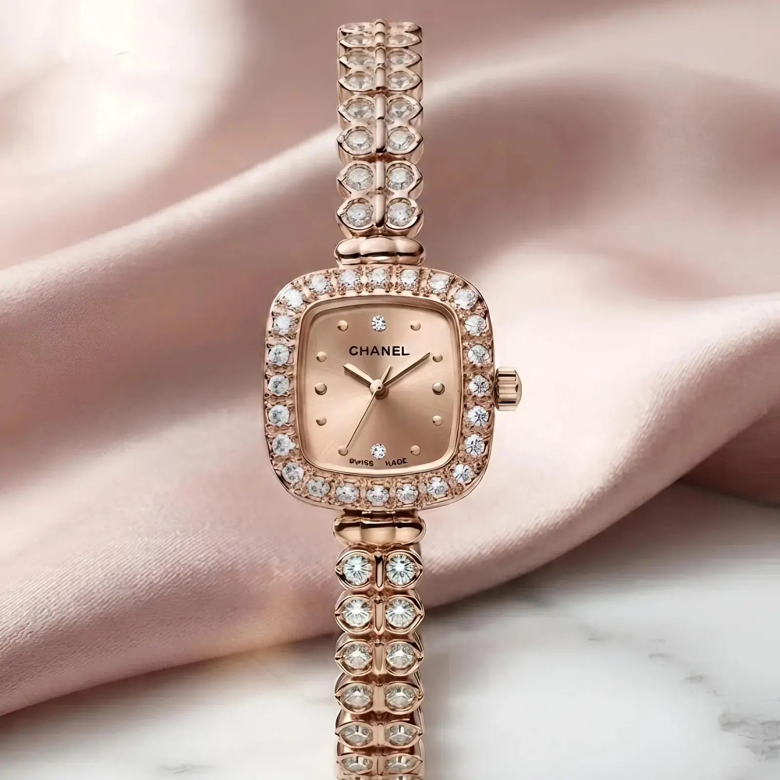 Chanel Girls Diamond Full Rose Gold (CHG10)