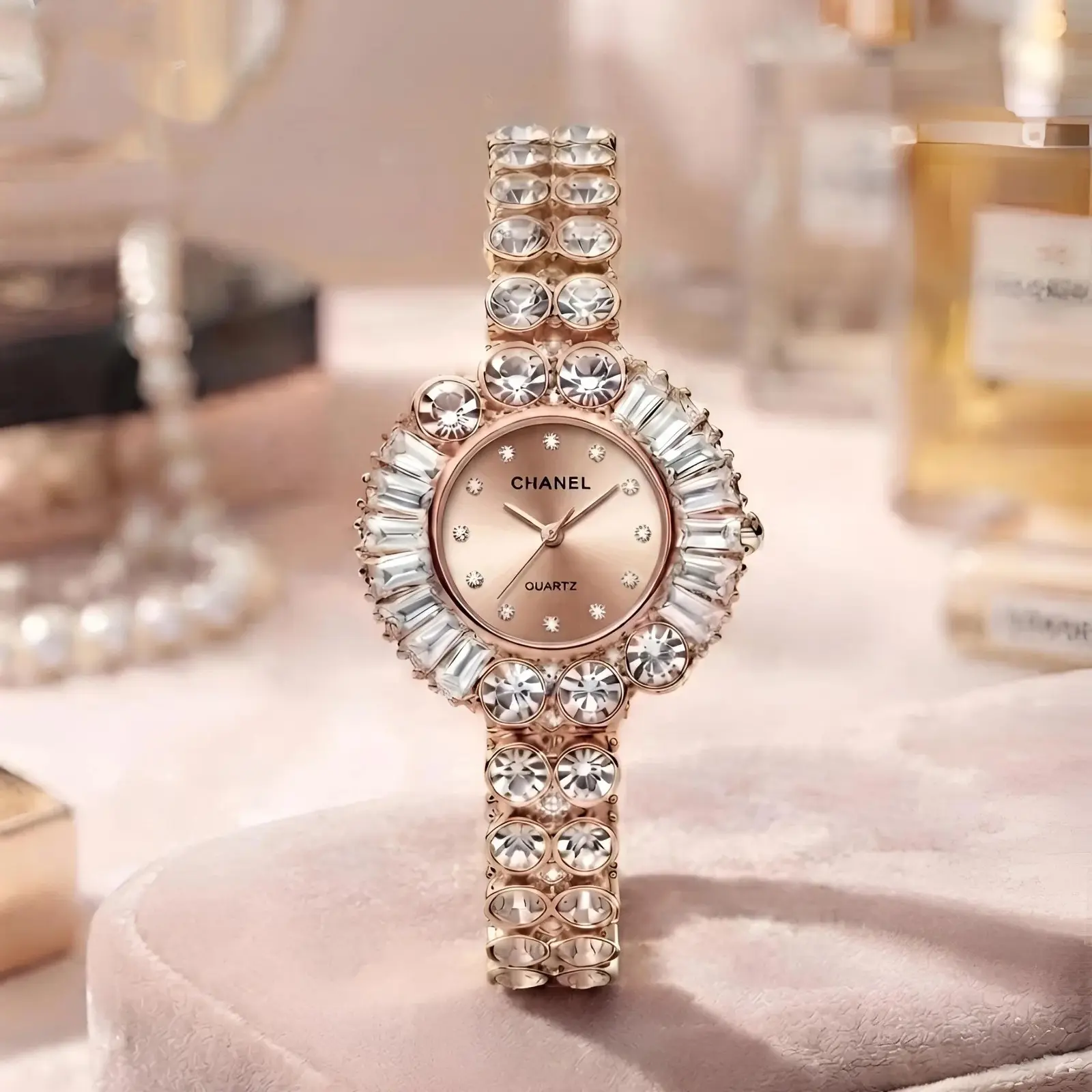 Chanel Girls Diamond Full Rose Gold (CHG11)