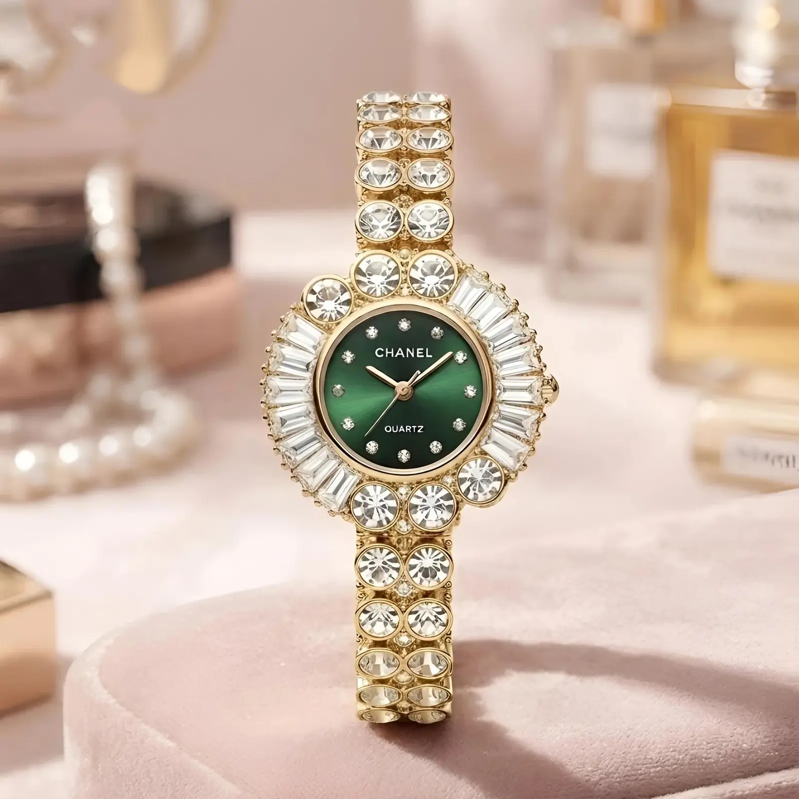 Chanel Girls Diamond Gold Green (CHG14)