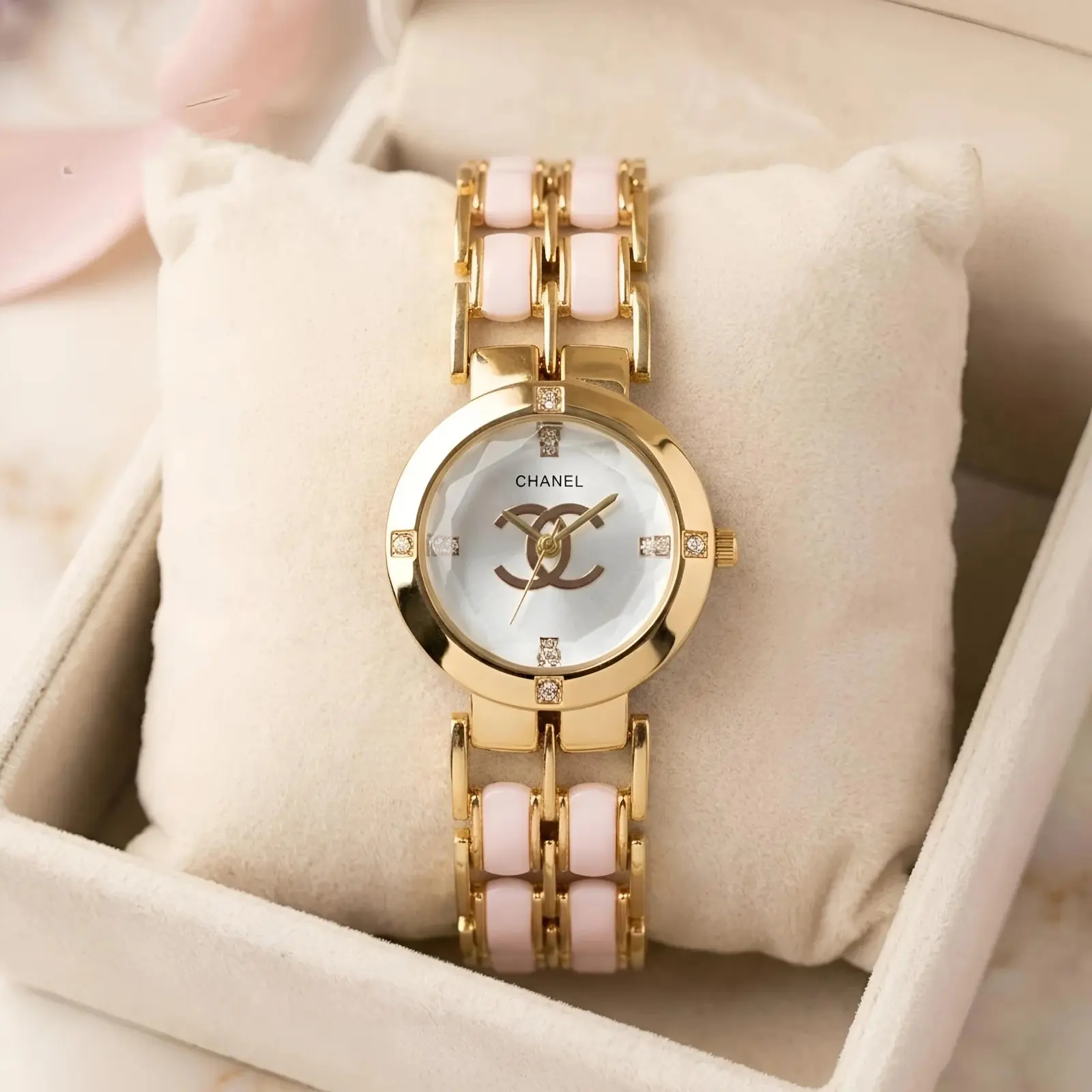 Chanel Girls dual tone White (CHG17)
