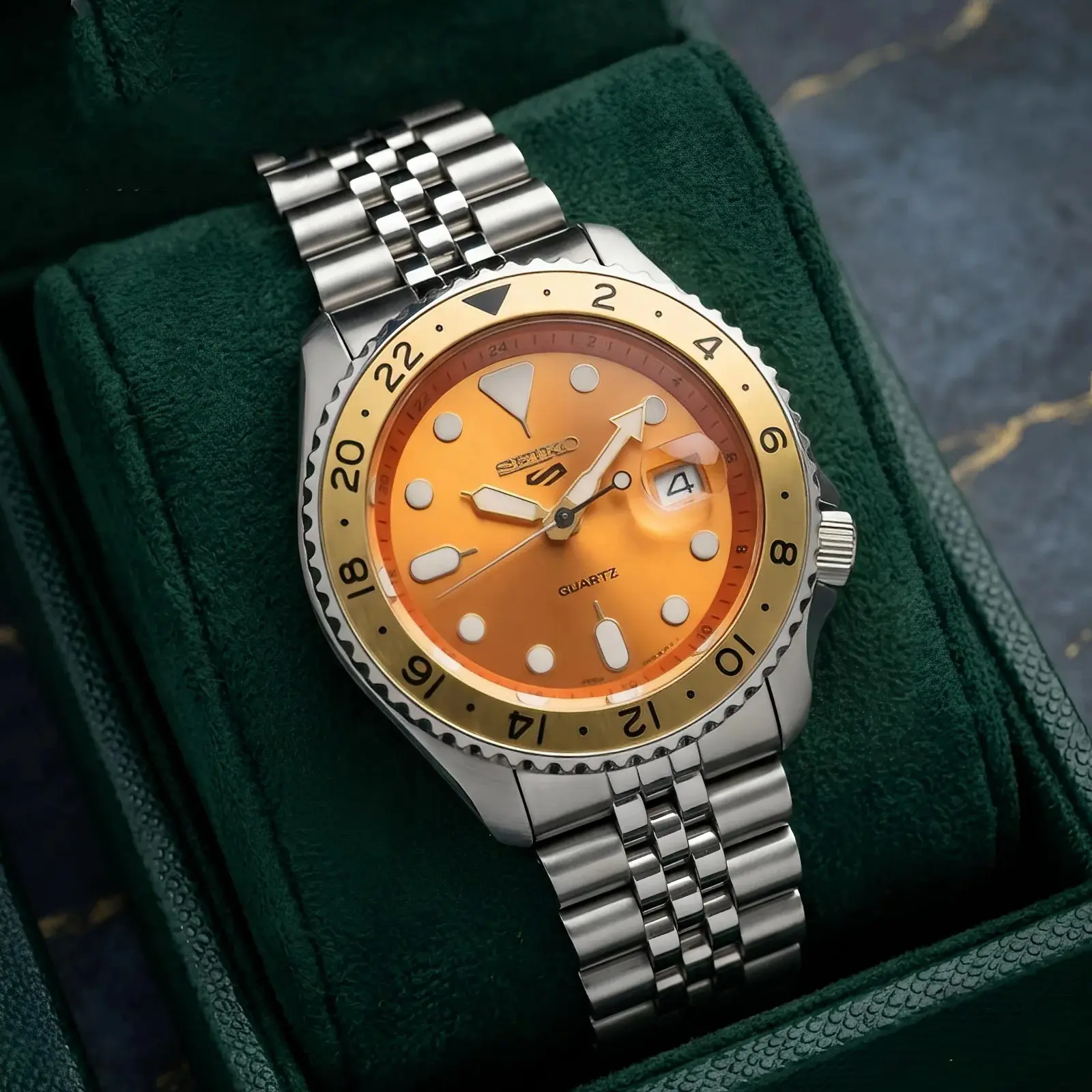 Seiko Silver Orange (SKP9)