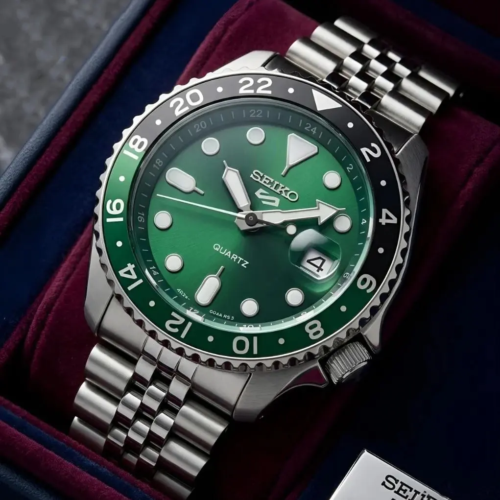 Seiko Silver Green