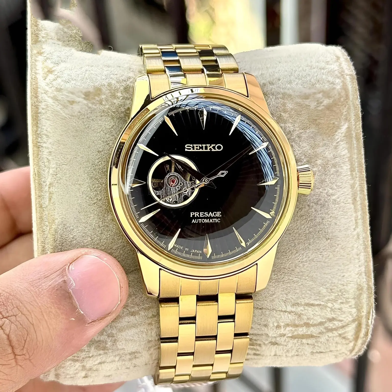 Seiko automatic gold Black (SKAM16)