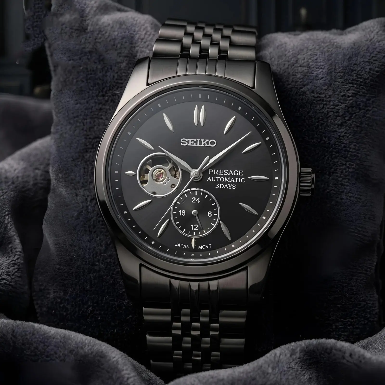 Seiko Automatic Full Black (SKAM6)