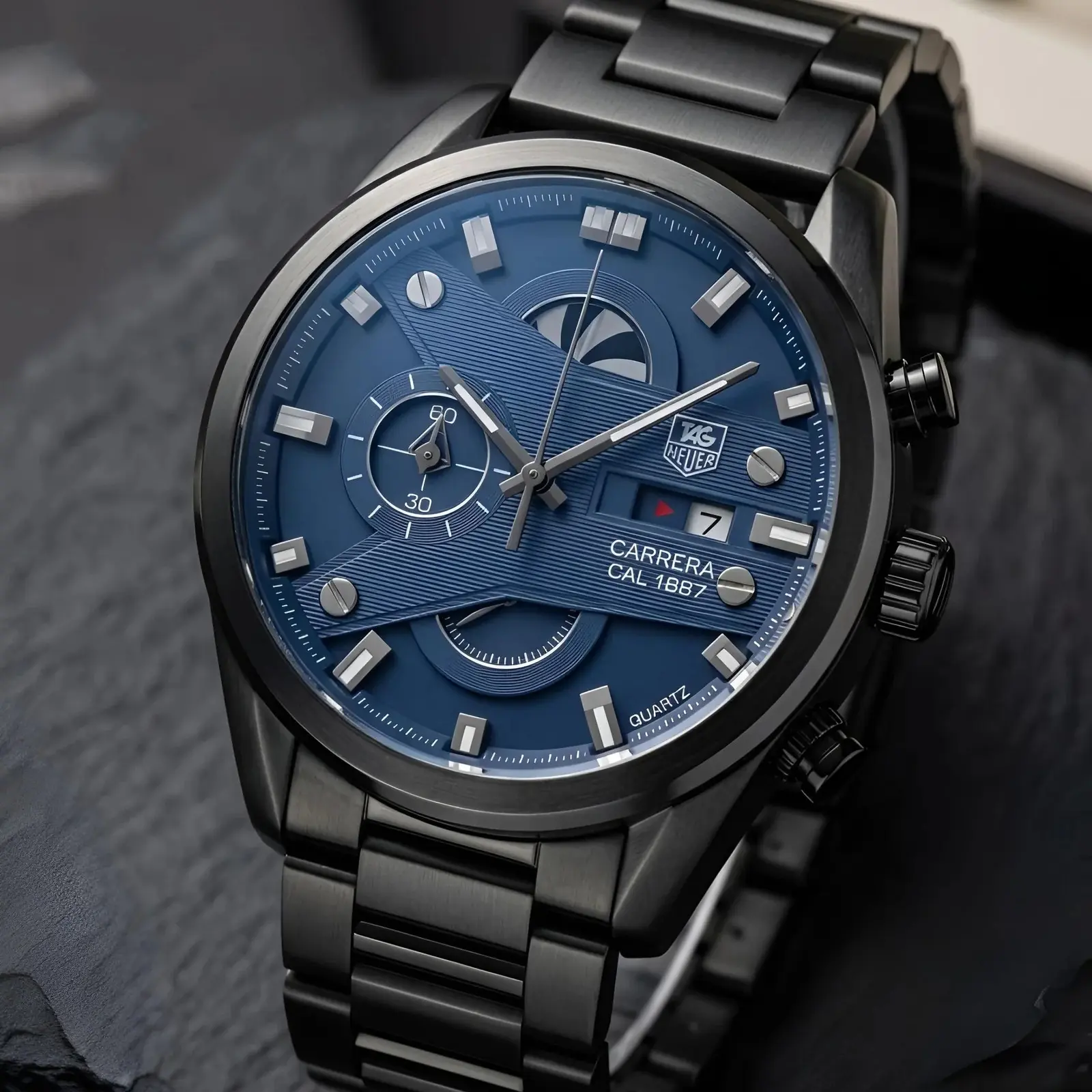 Tag Heuer Cr7 black blue (TGP8)