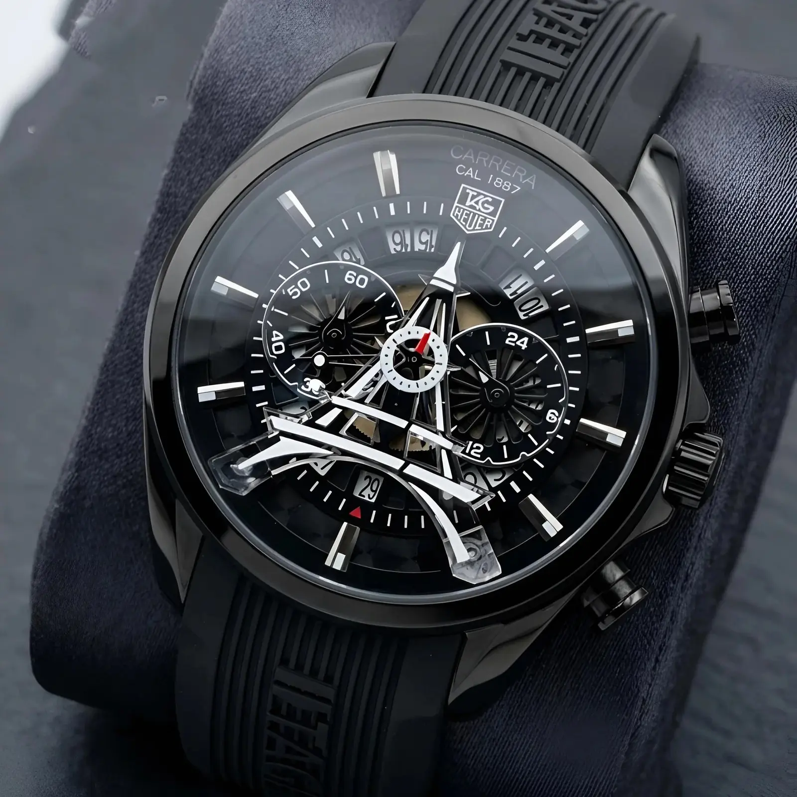Tag Heuer CR7 Silicon Full Black (TGS4)