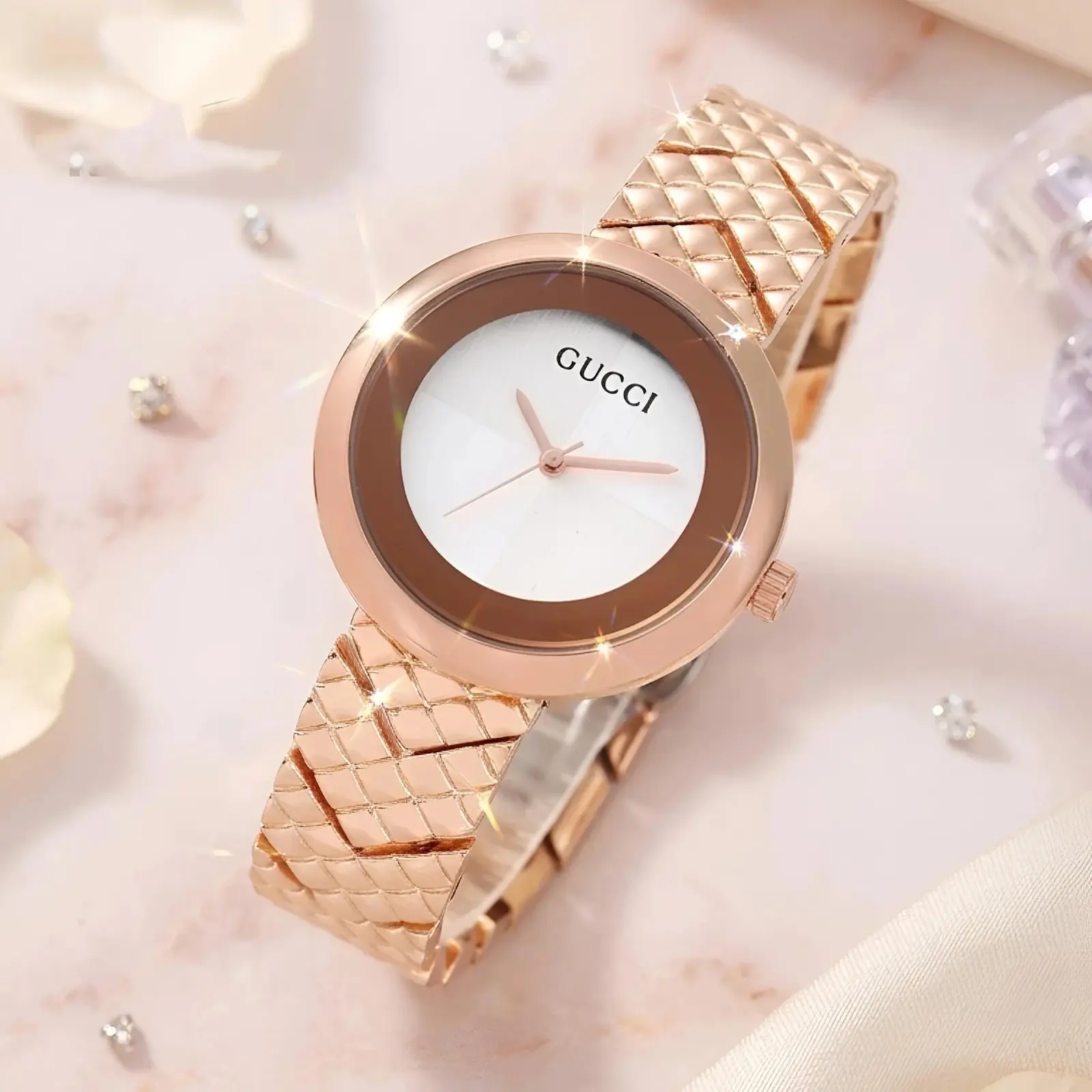 Gucci Girls Rose Gold White (GCG3)
