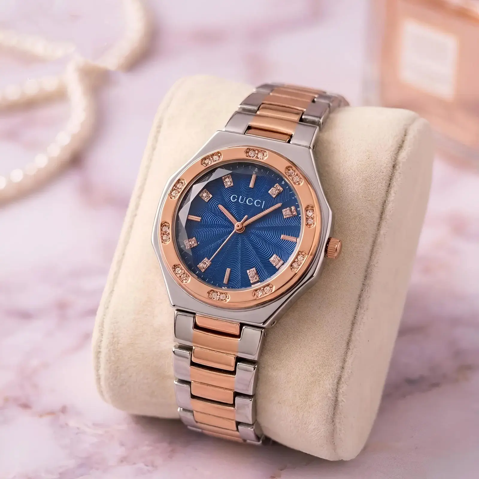 Gucci girls rose gold blue (GCG29)