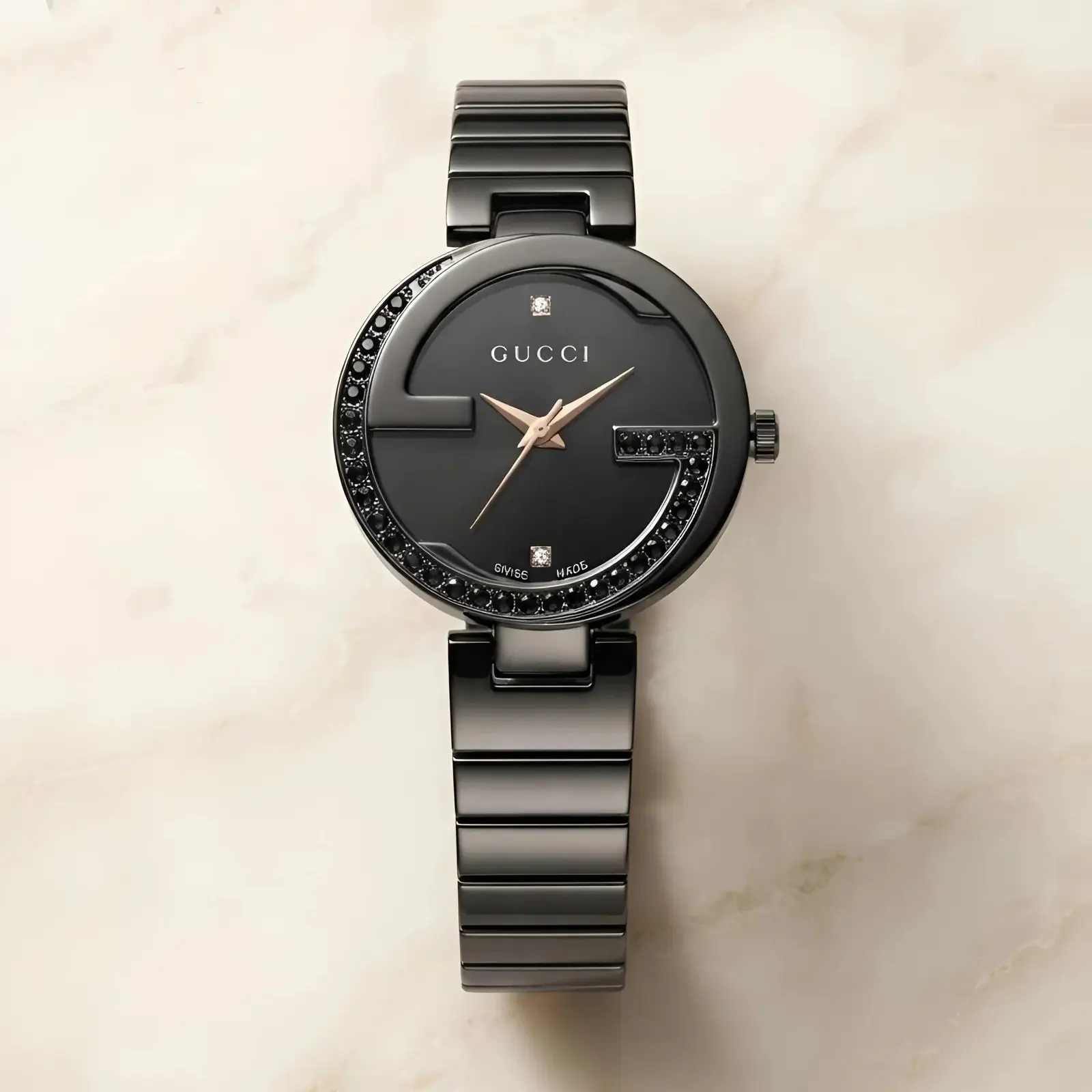 Gucci Girls Diamond Full Black (GCG23)