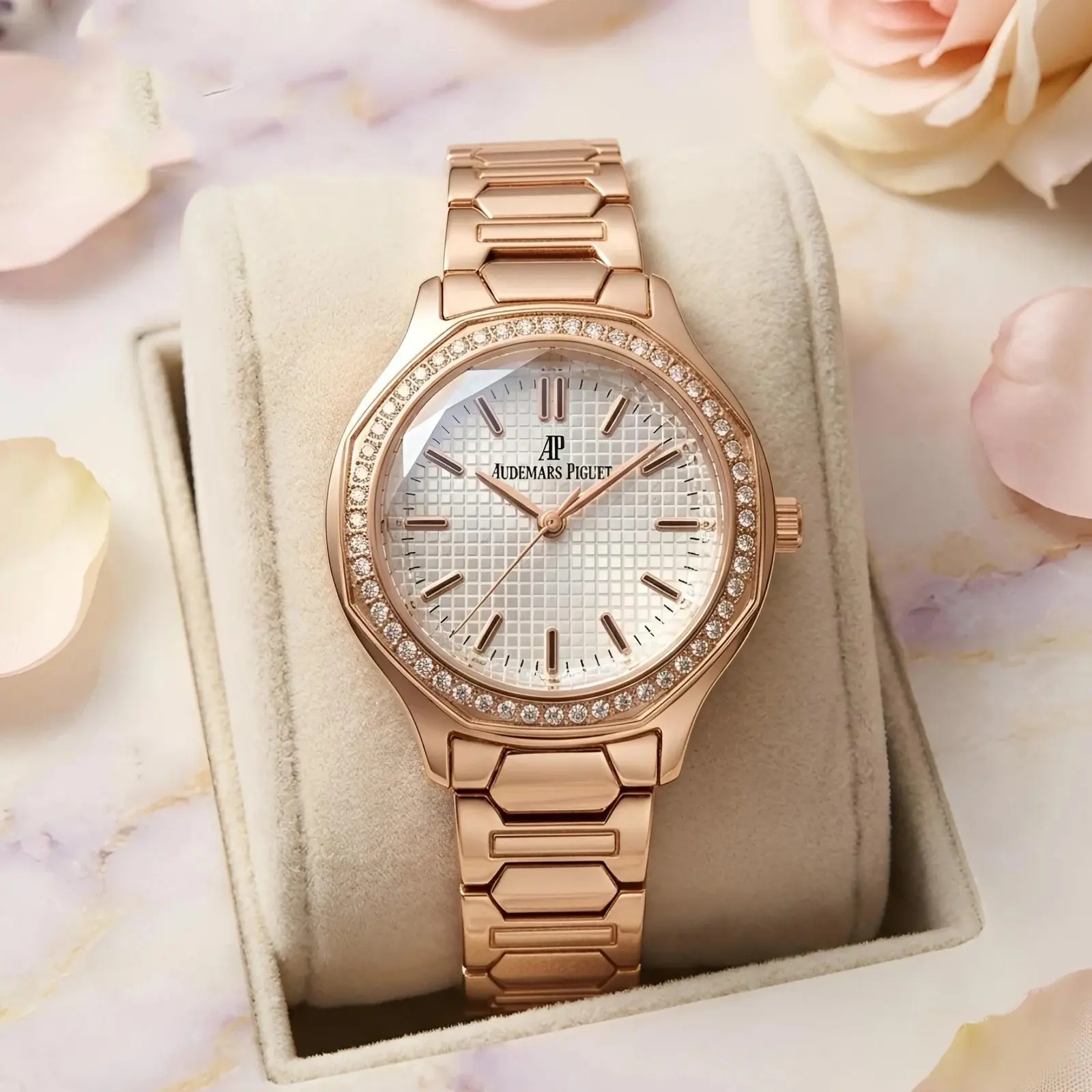 Audemars Piguet girls rose gold pink (APG2)