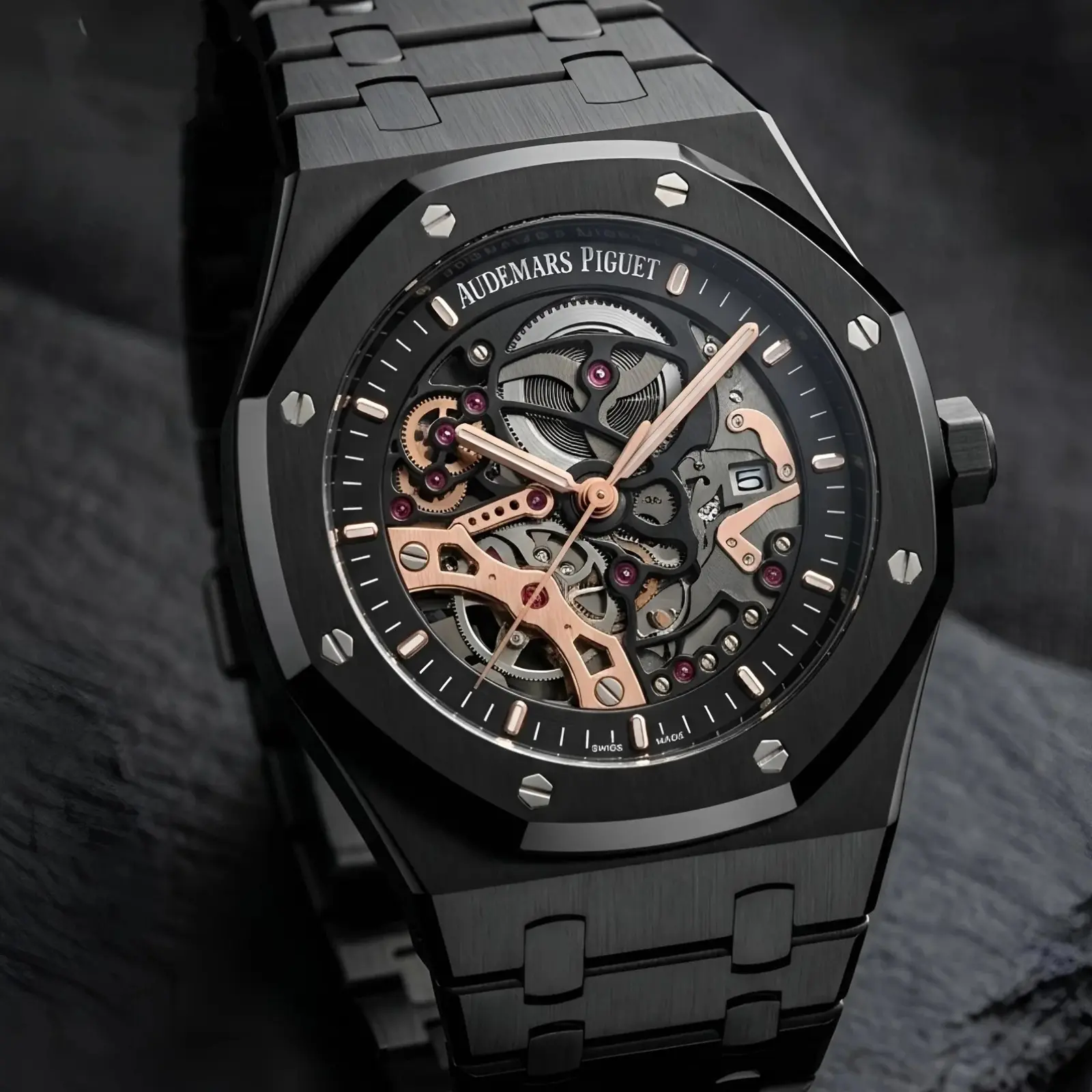 Audemars Piguet Machinery Black Rose Gold (APP4)