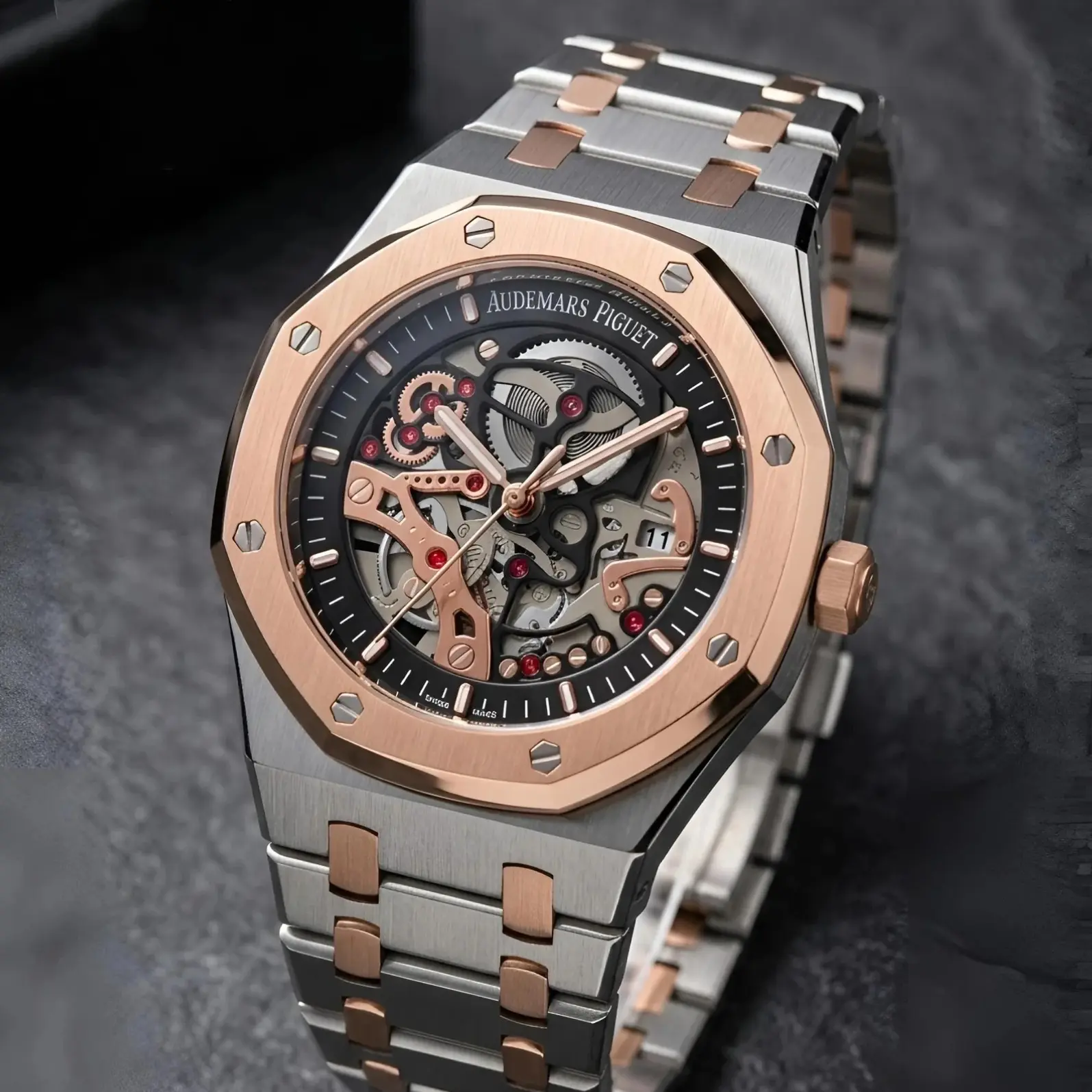 Audemars Piguet Machinery Dual Tone Black (APP5)