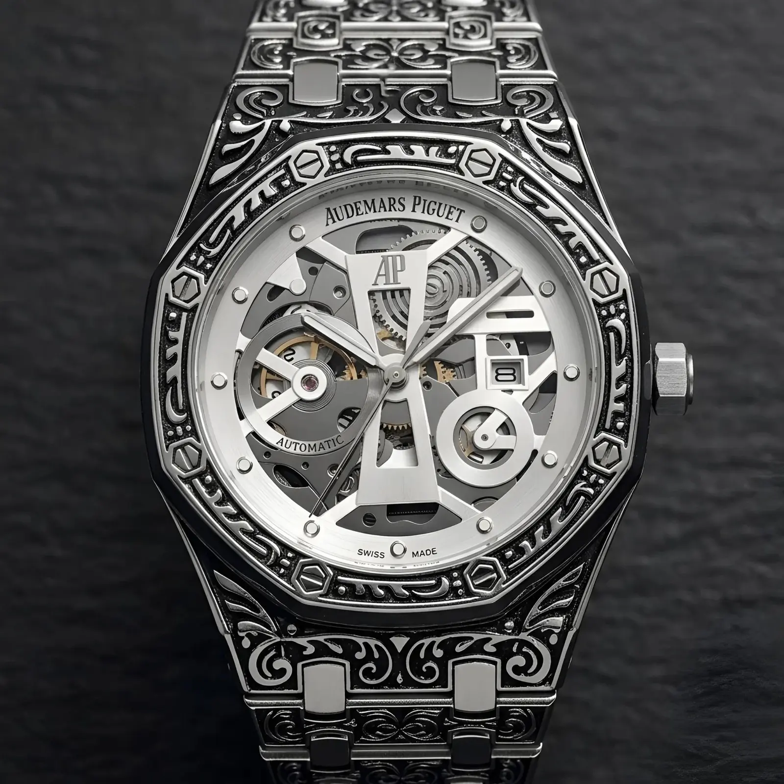 Audemars Piguet Rajwadi Silver White (APP20)