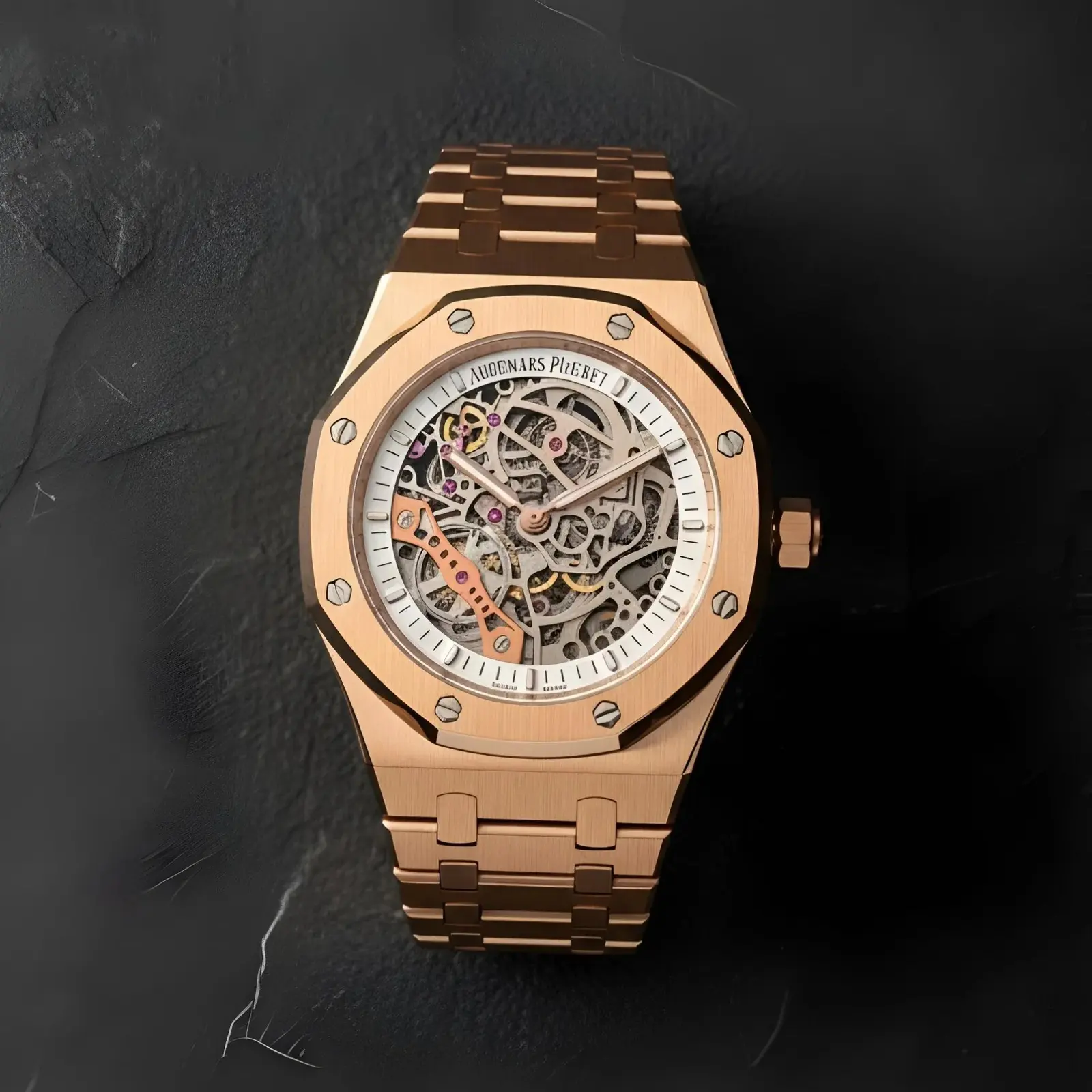 Audemars Piguet Master automatic Rose Gold White (APAM4)