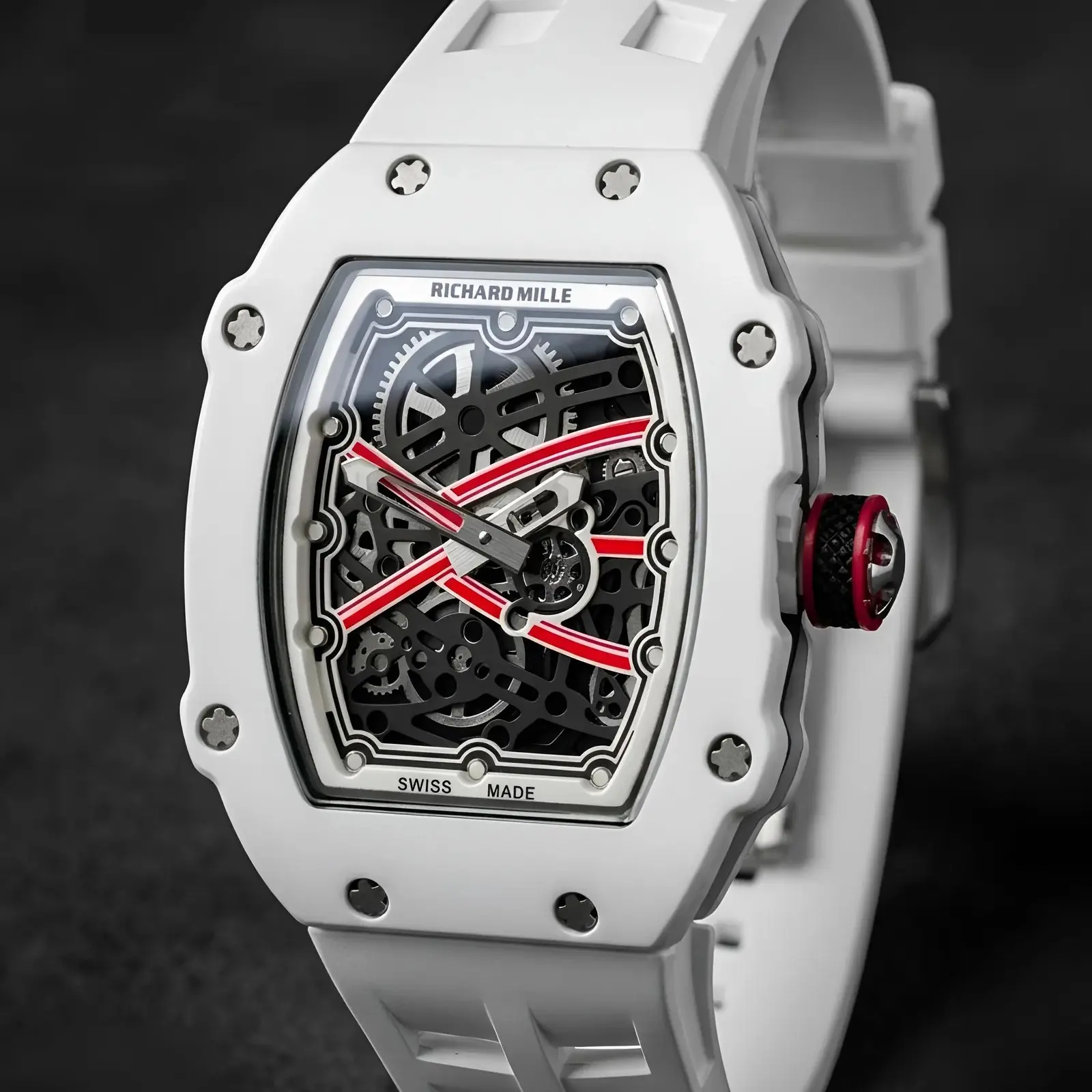 Richard Mille Silicon Full White Dial (RMS18)
