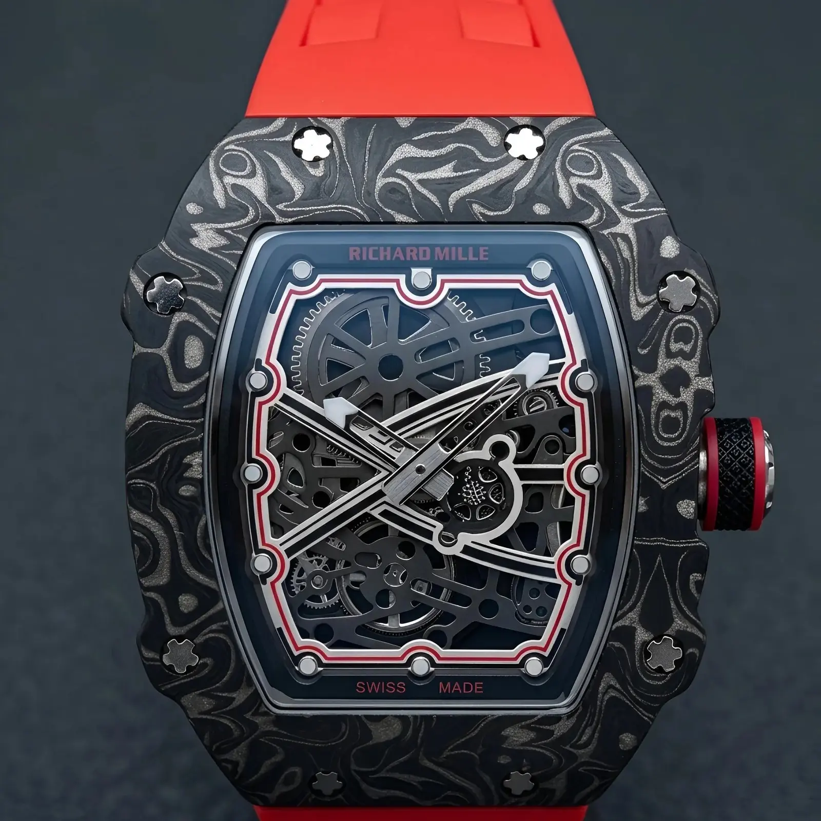 Richard Mille Silicon Red Black Red Dial (RMS13)