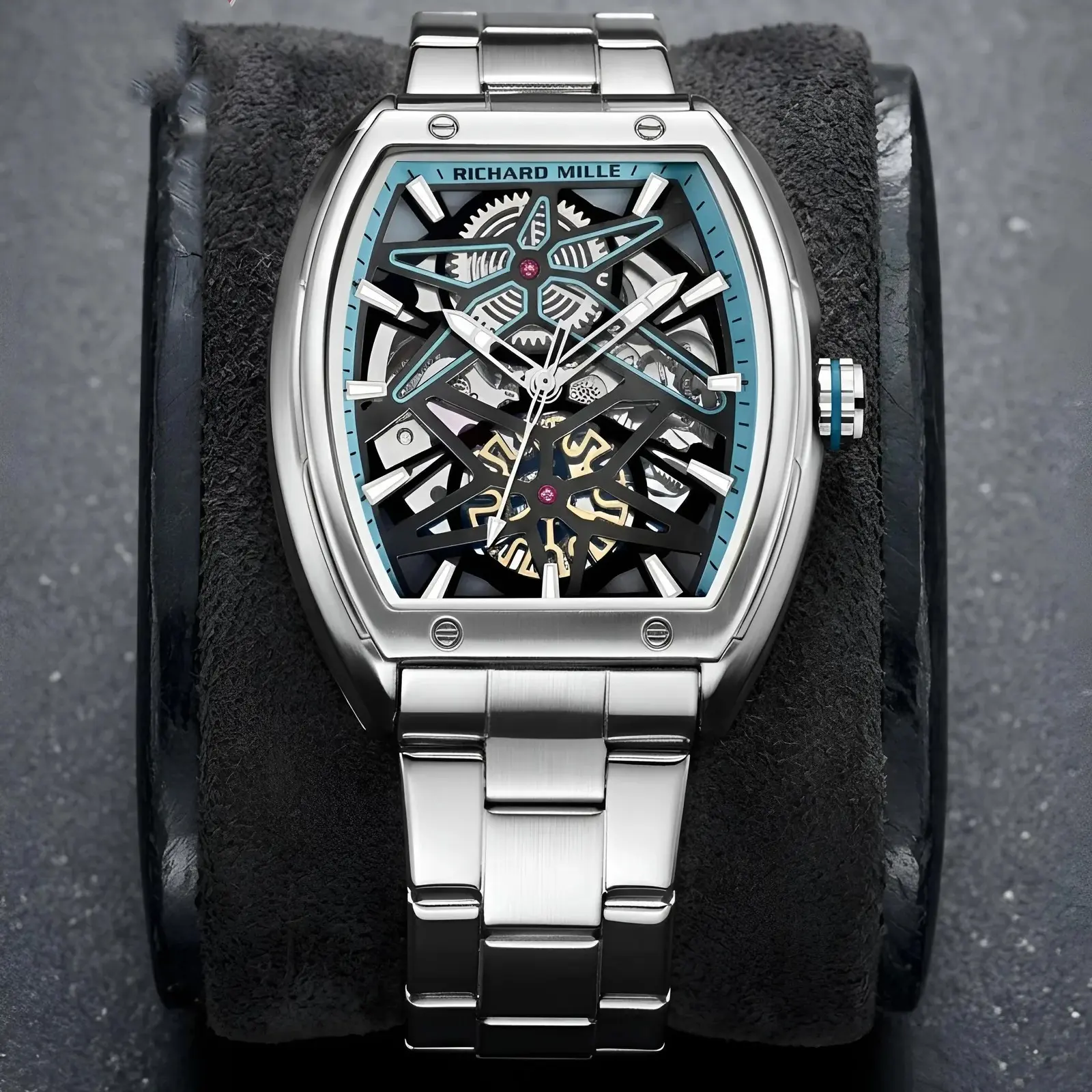 Richard Mille Automatic Tiffany Blue Silver (RMAM3)