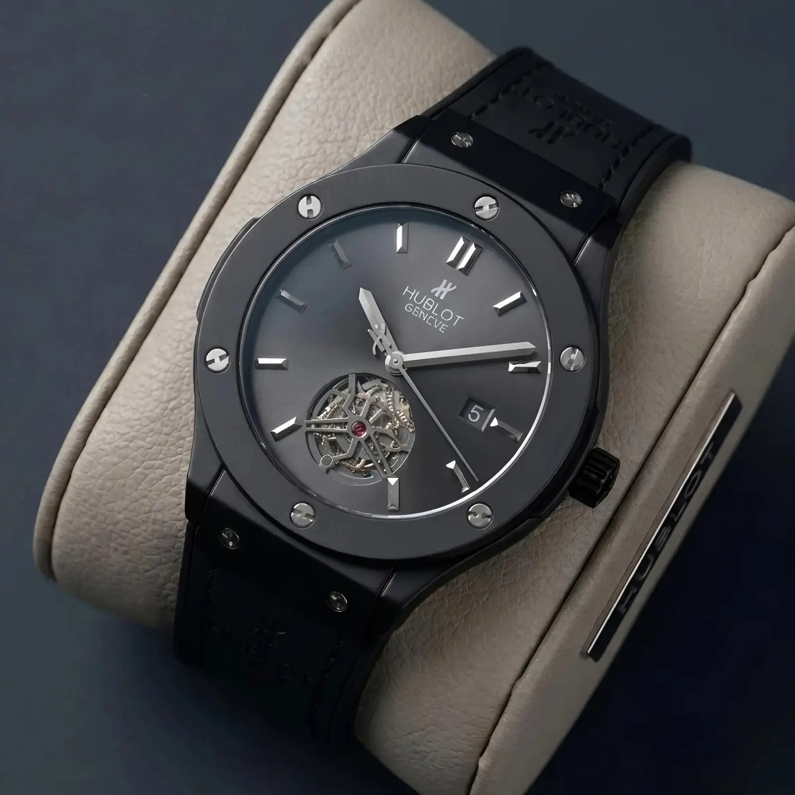 Hublot Machinery Leather Full Black (HBL31)