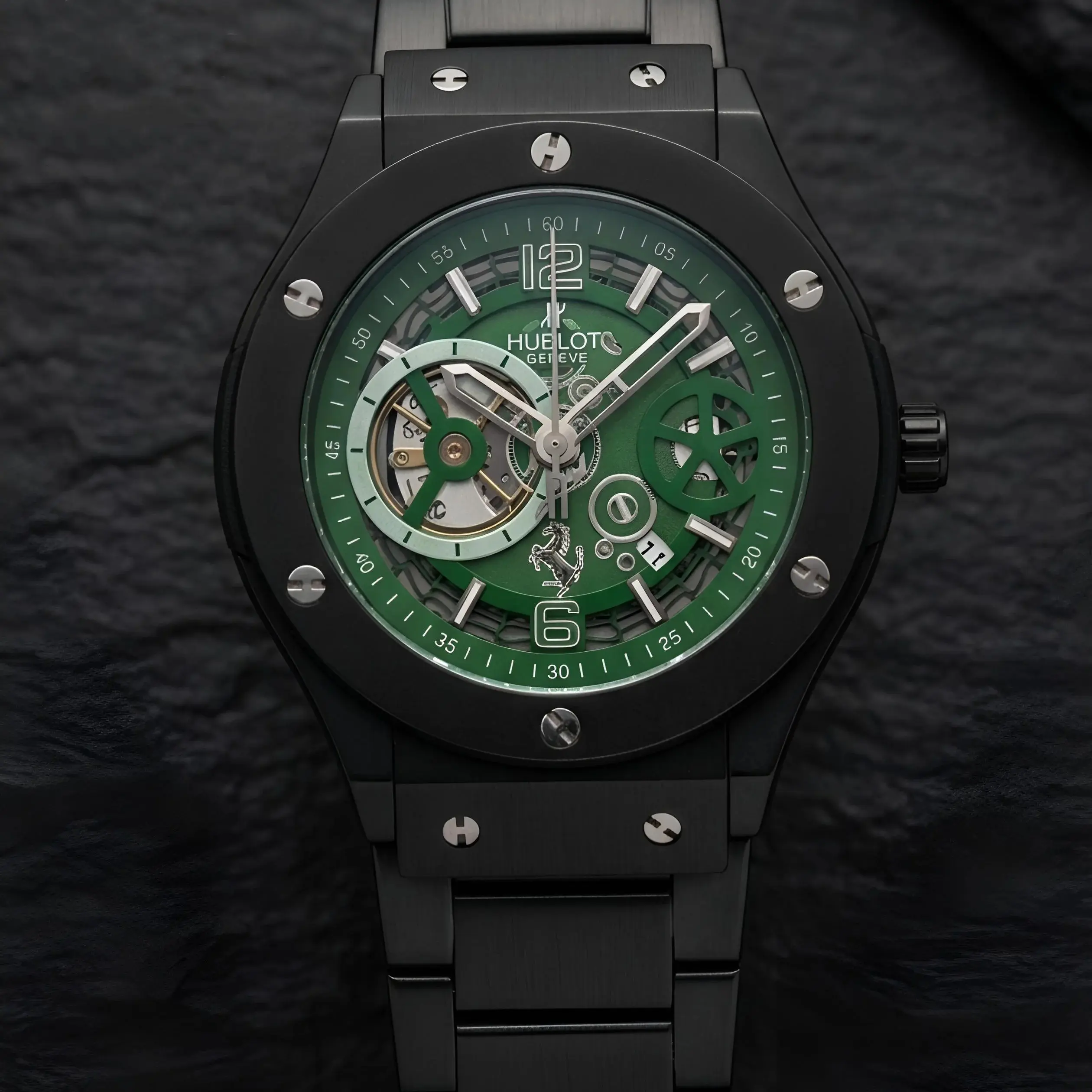 Hublot Machinery Black Green (HBP9)