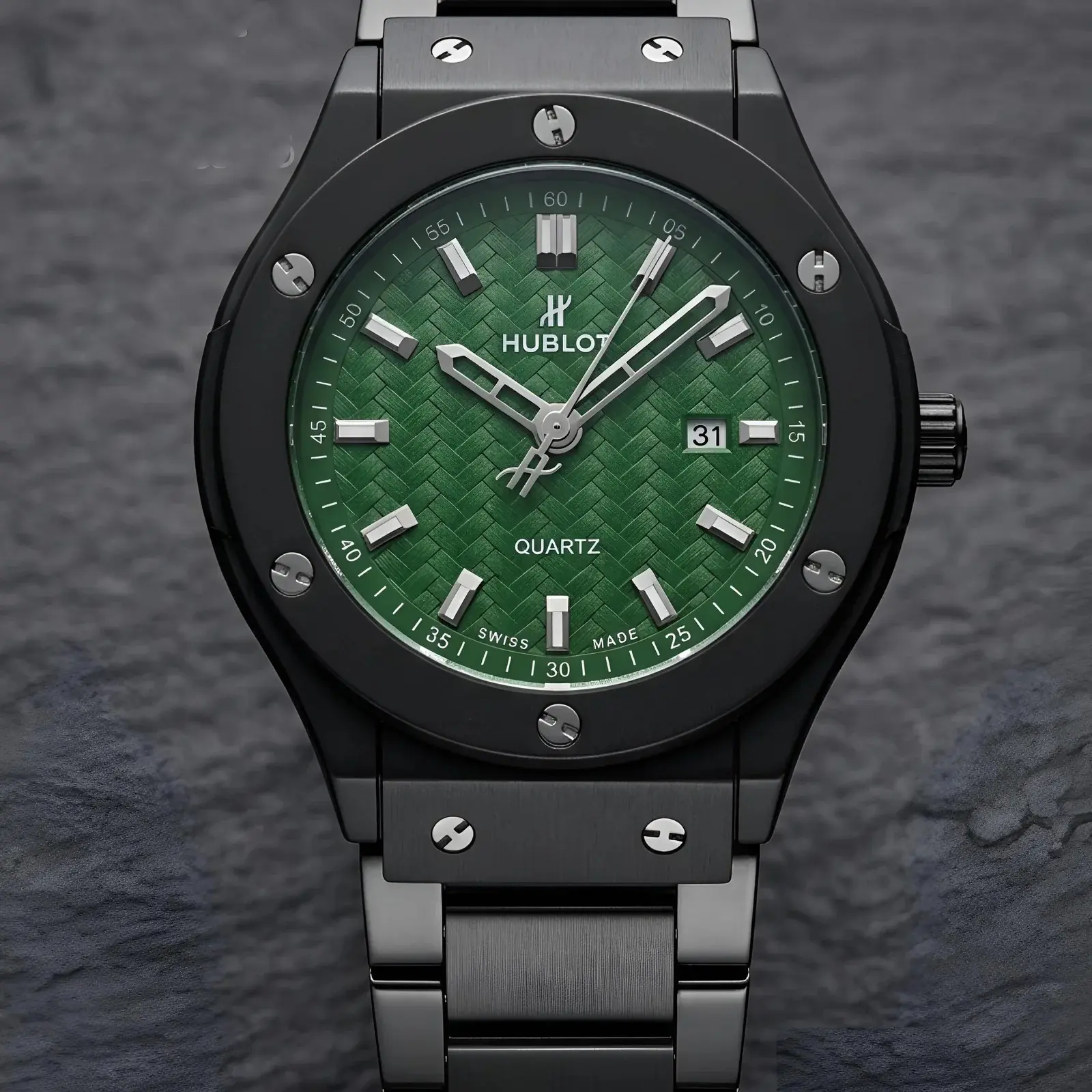 Hublot Machinery Black Green (HBP10)