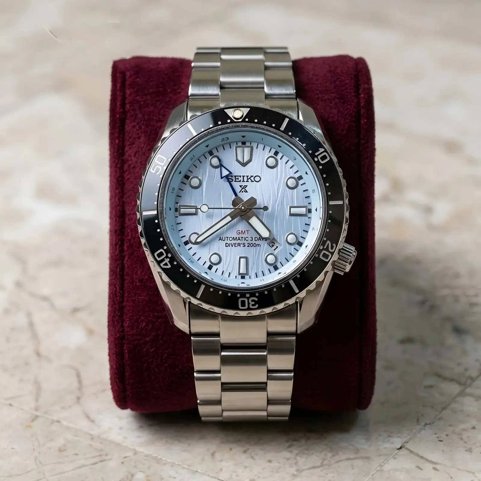 Seiko Silver Blue Black