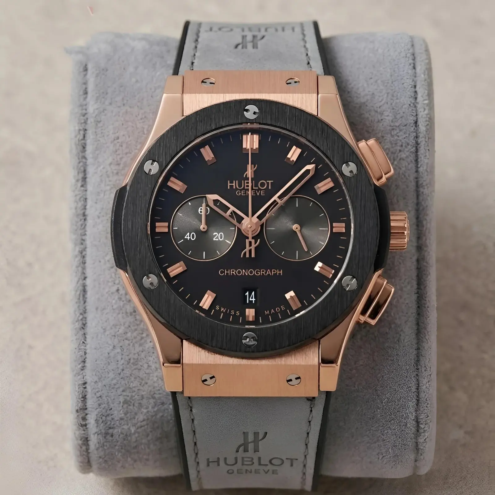 Hublot Heavy Leather Dual Tone (HBL3)