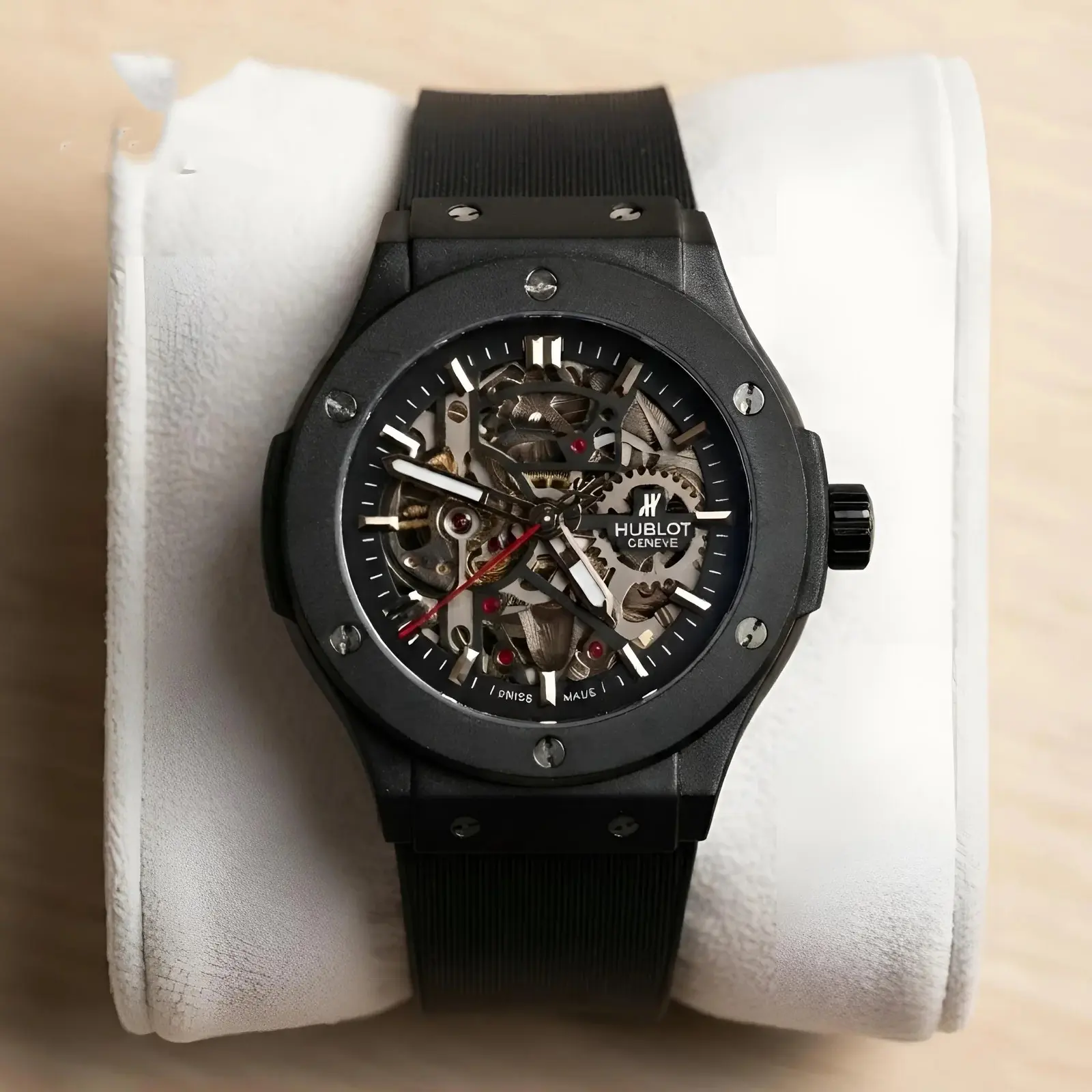 Hublot automatic silicon full black (HBAS1)