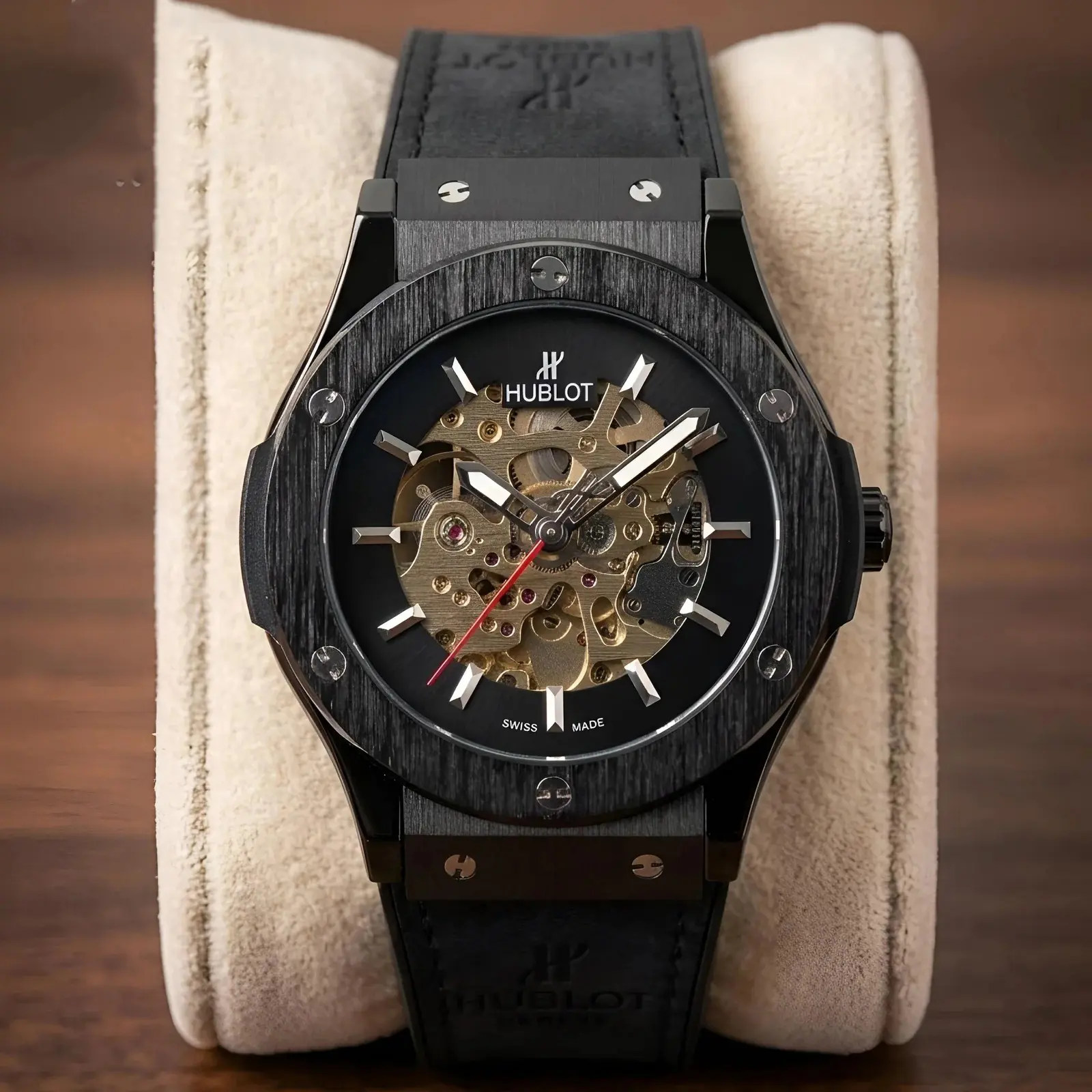 Hublot Automatic Leather Full Black (HB (HBAL2)
