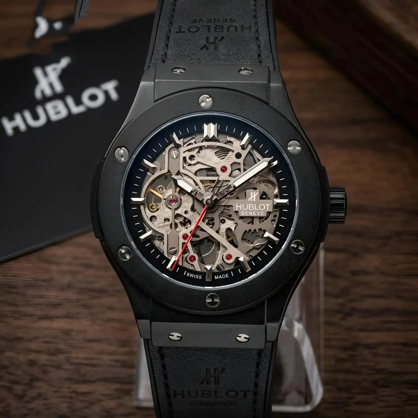 Hublot Automatic Leather Full Black (HBAL9)